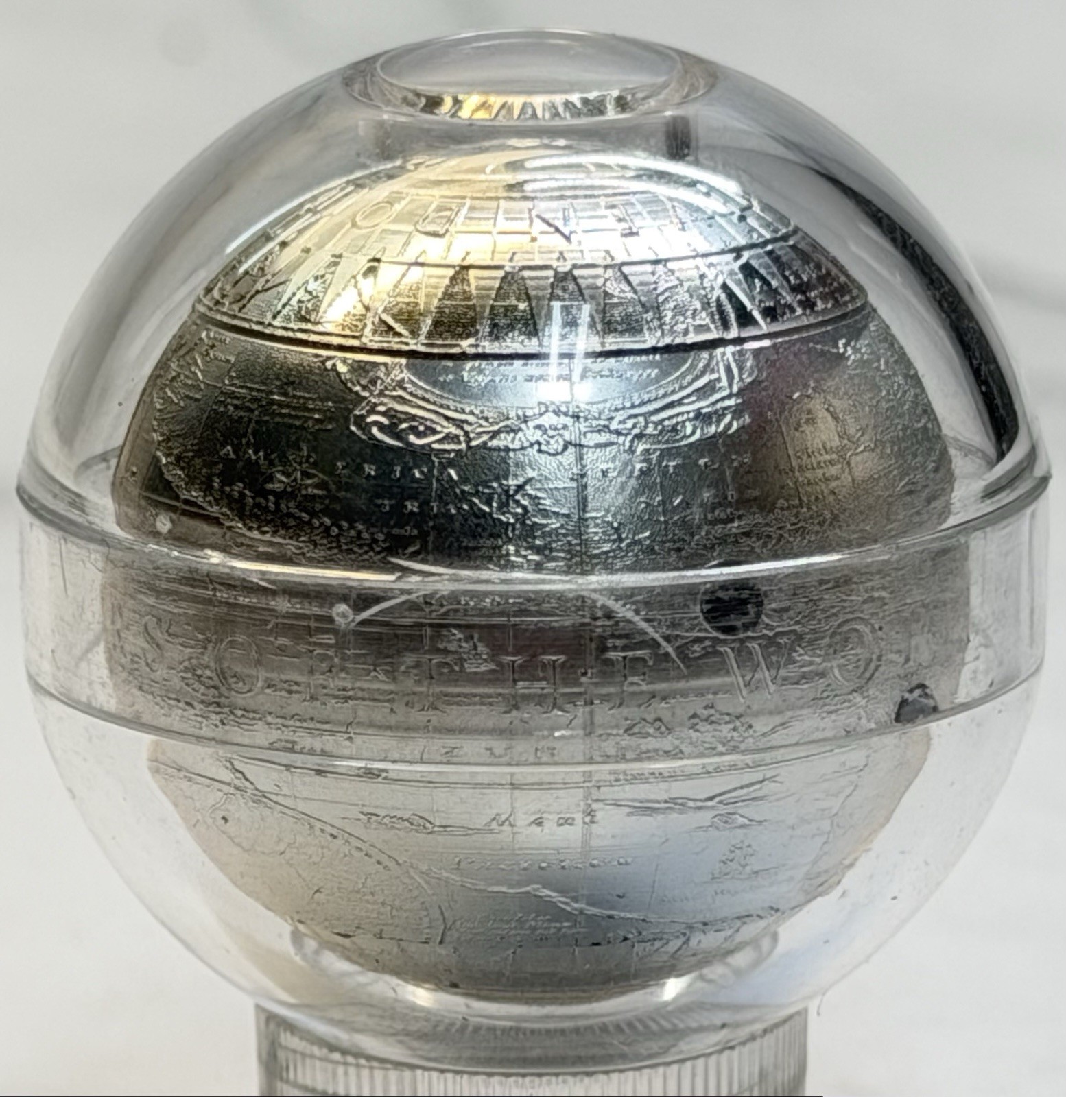 2015 Niue $7 3D Seven New Wonders of The World 7 oz .999 Silver Sphere
