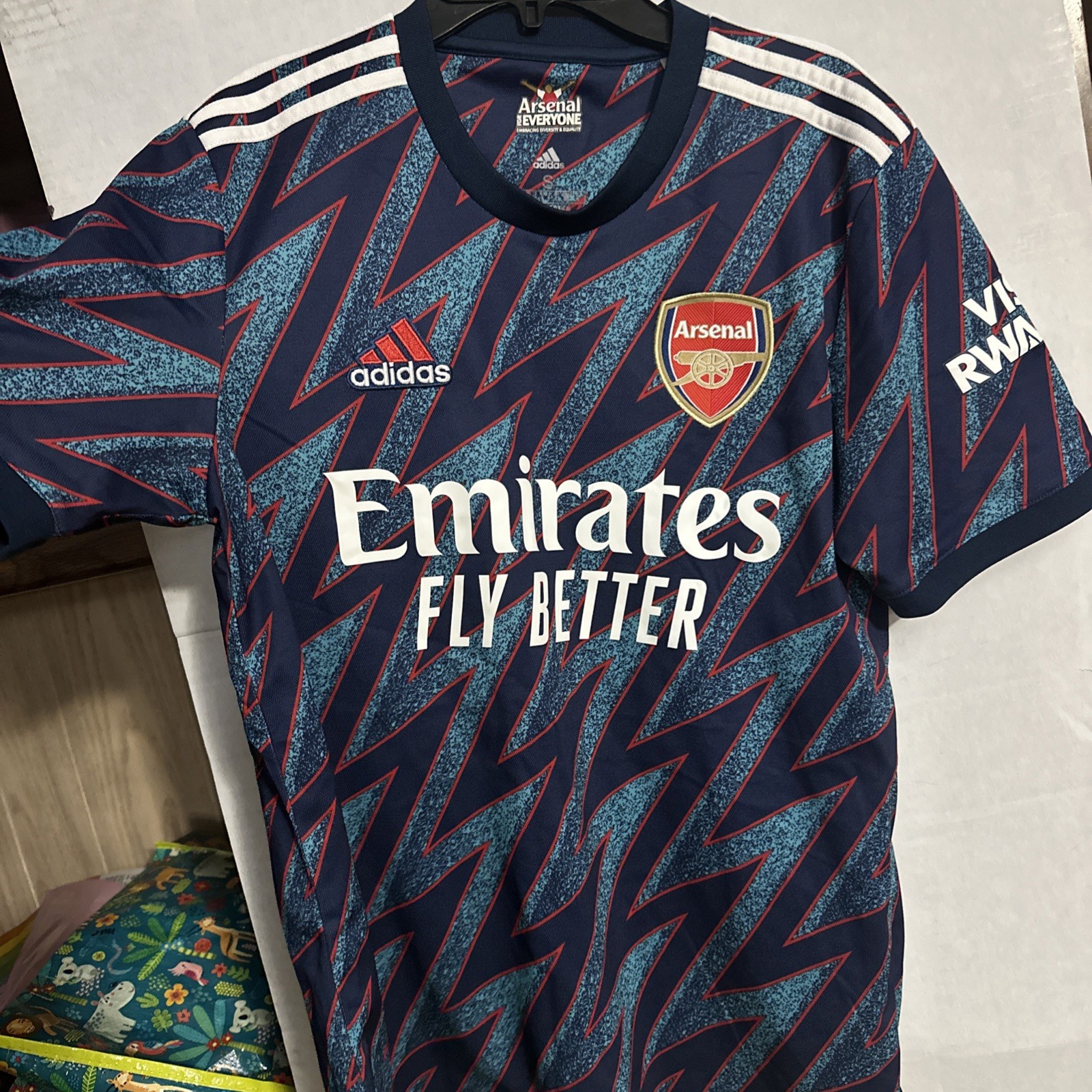 ARSENAL LONDON 2021 2022 Third Football Shirt Soccer Jersey Adidas Sz M ARSENAL LONDON 2021 2022 Third Football Shirt Soccer Jersey Adidas Sz M