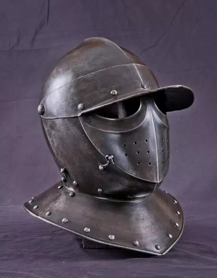 Medieval Helmet Legacy Savoyard cavalry early 17th century Helmet 16 Ga Medieval Helmet Legacy Savoyard cavalry early 17th century Helmet 16 Ga