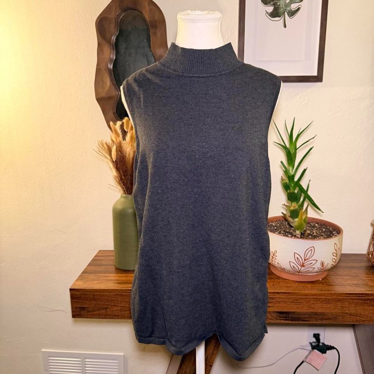 2 Piece Knit Set Minimalist Cozy Loungewear Soft Girl Matching Cardigan Tank Dar 2 Piece Knit Set Minimalist Cozy Loungewear Soft Girl Matching Cardigan Tank Dar