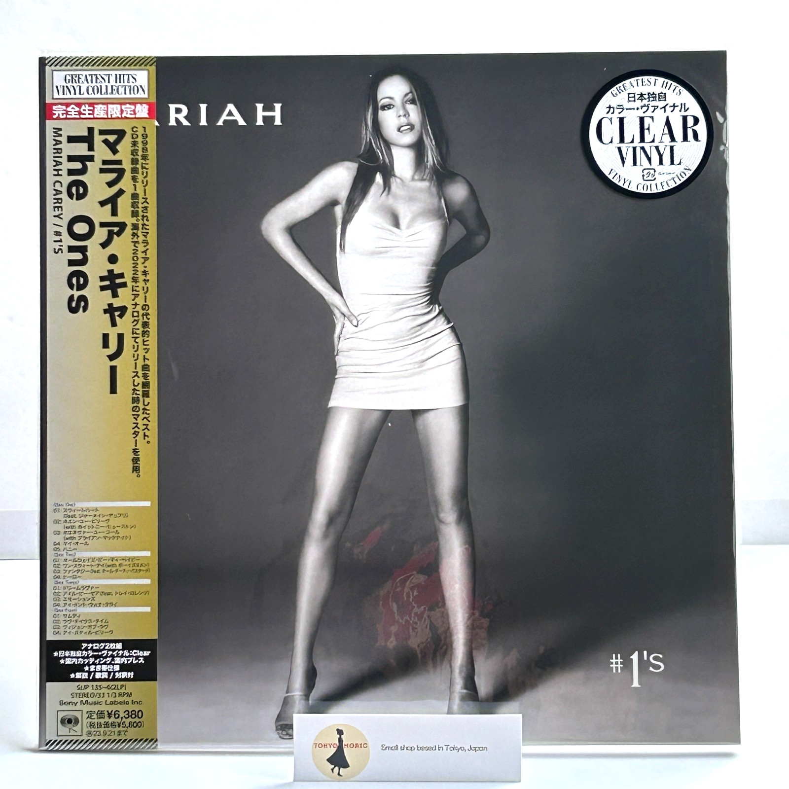 Mariah Carey The Ones 2LP Clear Colored Vinyl Japan Limited SIJP-135 OBI New