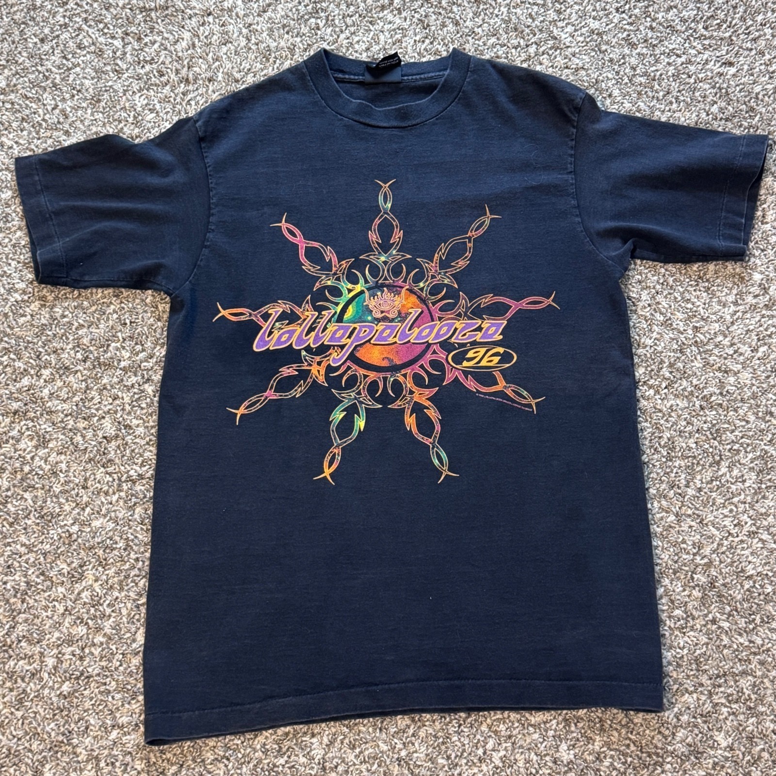 RARE Vintage 1996 Lollapalooza T-Shirt L 90s Tour Tee Made USA