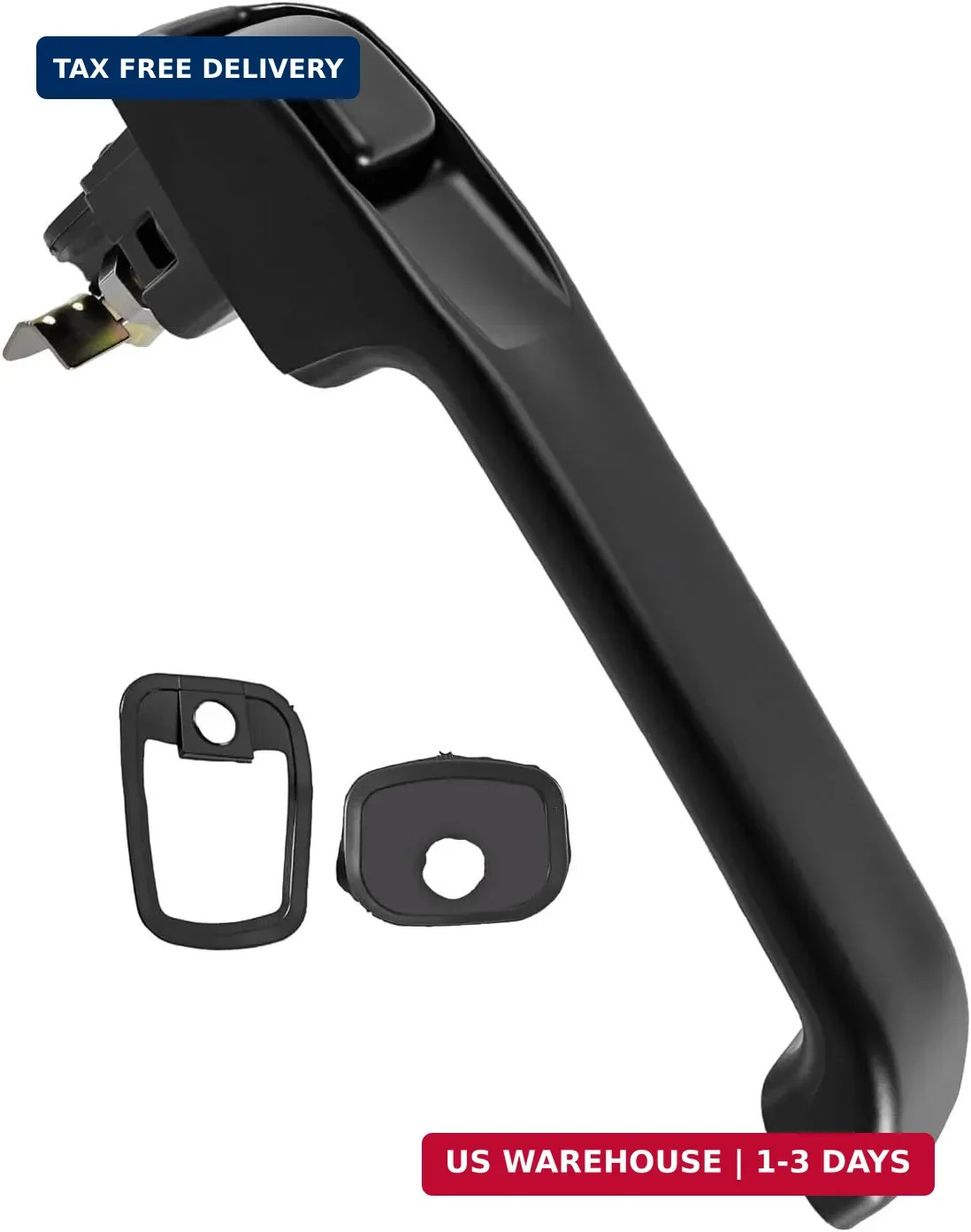 Black Outside Handle, Exterior Door Handle Compatible with Hino LH-Driver Side Black Outside Handle, Exterior Door Handle Compatible with Hino LH-Driver Side