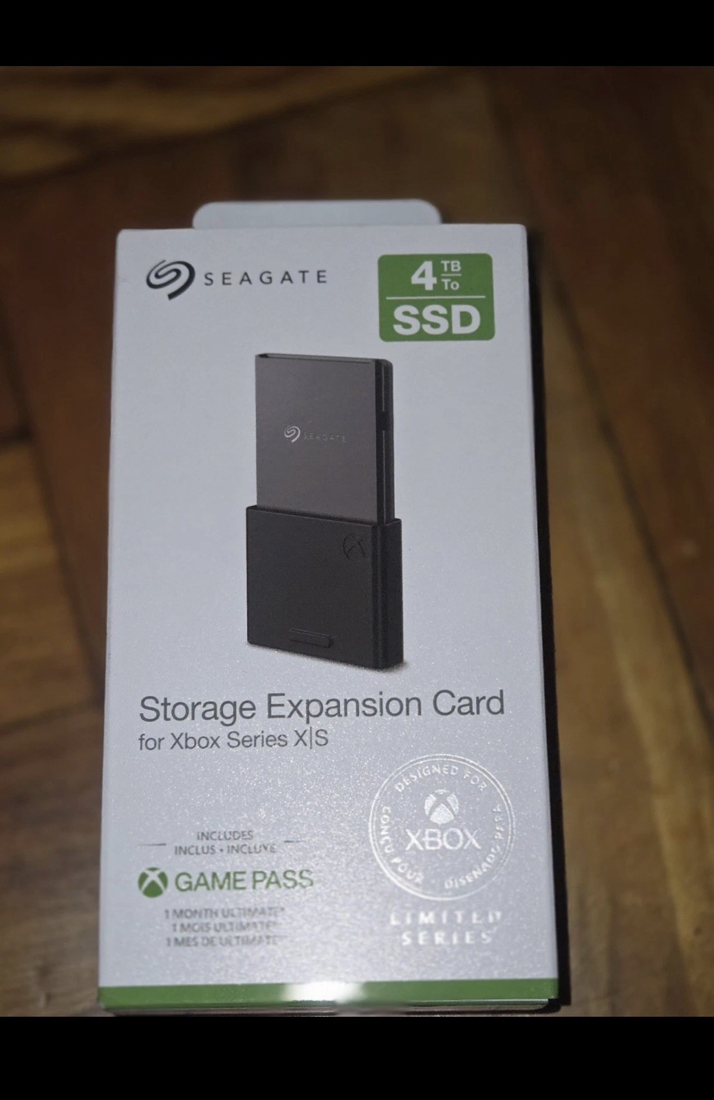 Seagate 4TB SSD Storage Expansion Card Xbox Series X. Very Rare in Box