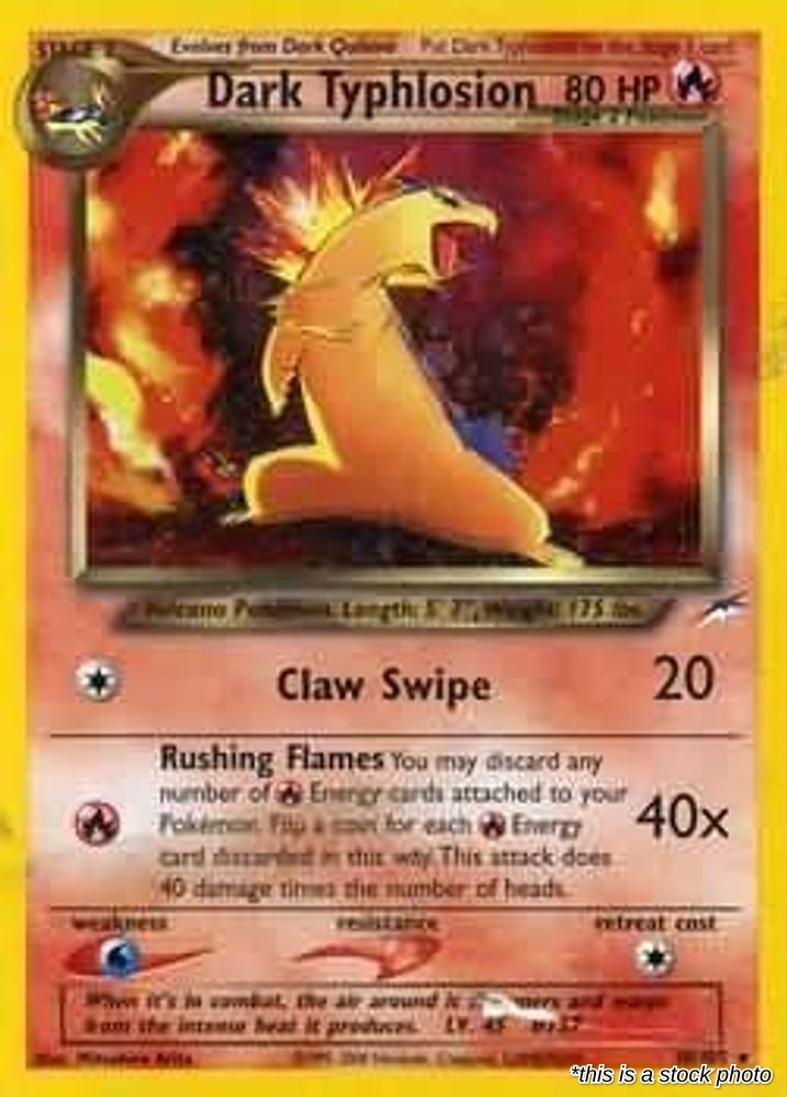 Dark Typhlosion Unlimited Holofoil [N4 - 010/105] Holo Rare DM