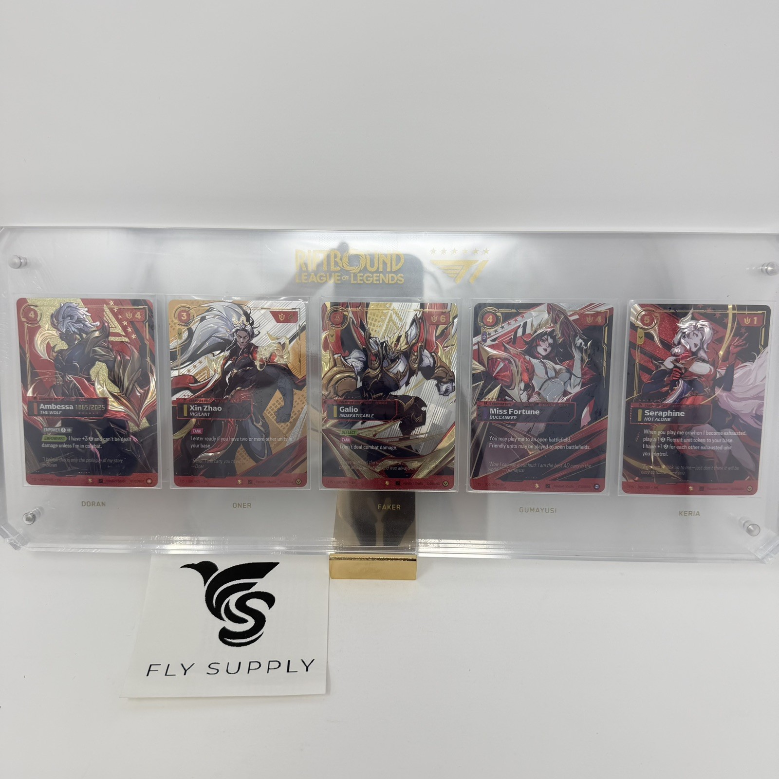 Riftbound T1 2025 Worlds Signature Edition Doran Ambessa #1865/2025 EN Full Set