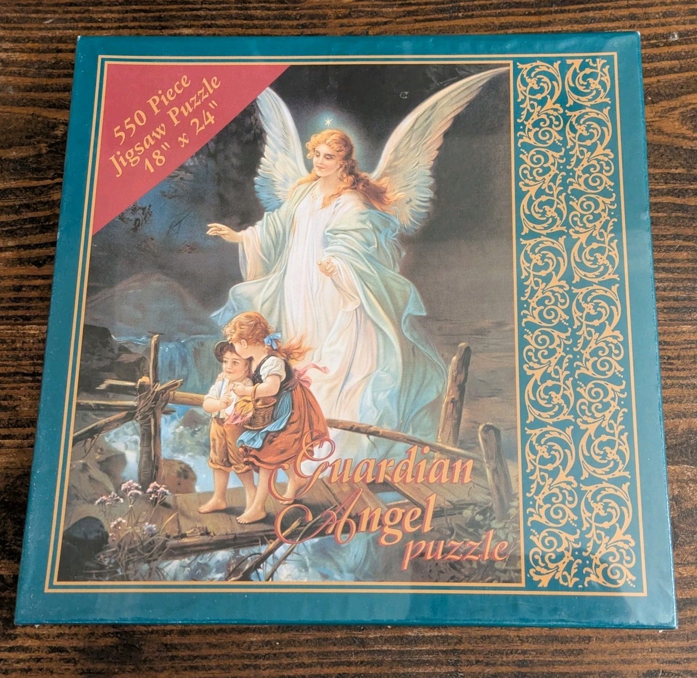 Guardian Angel Puzzle/550 Piece Jigsaw by Gallery Graphics(18\ Guardian Angel Puzzle/550 Piece Jigsaw by Gallery Graphics(18\