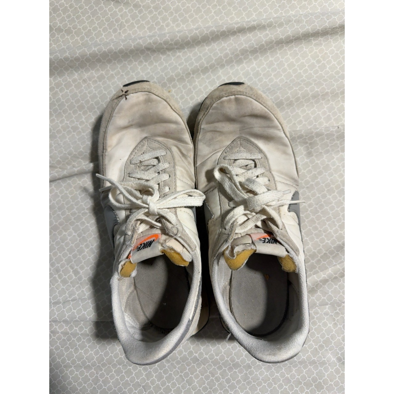 Nike Waffle Trainer 2 SE White Gray Sneakers Mens US 10
