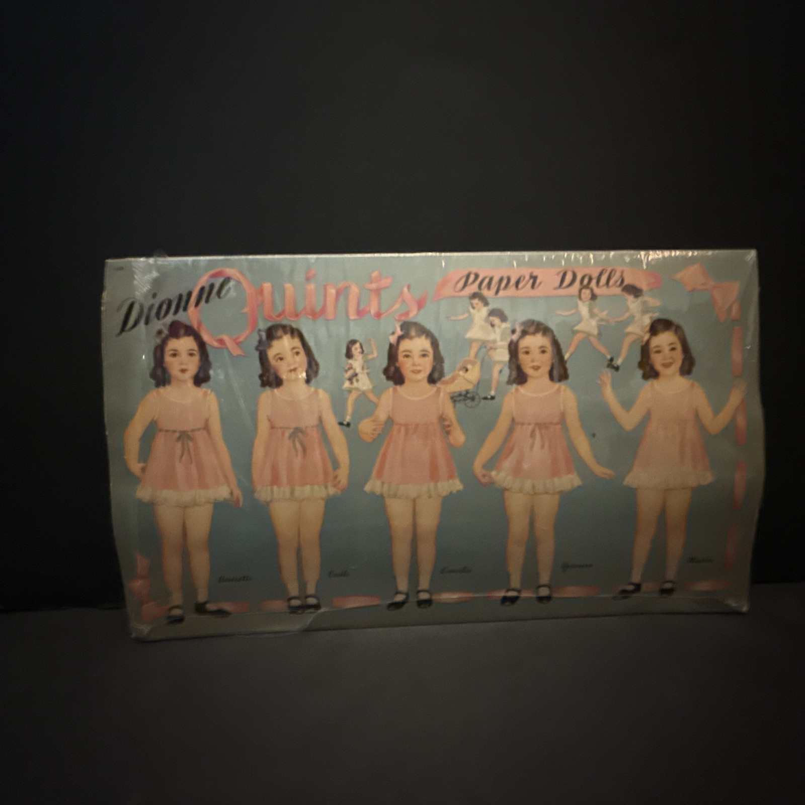 ✨VTG ORIG 1940 Dionne🎀Quints PaperDollsBook #3488 {UNCUT}✨
