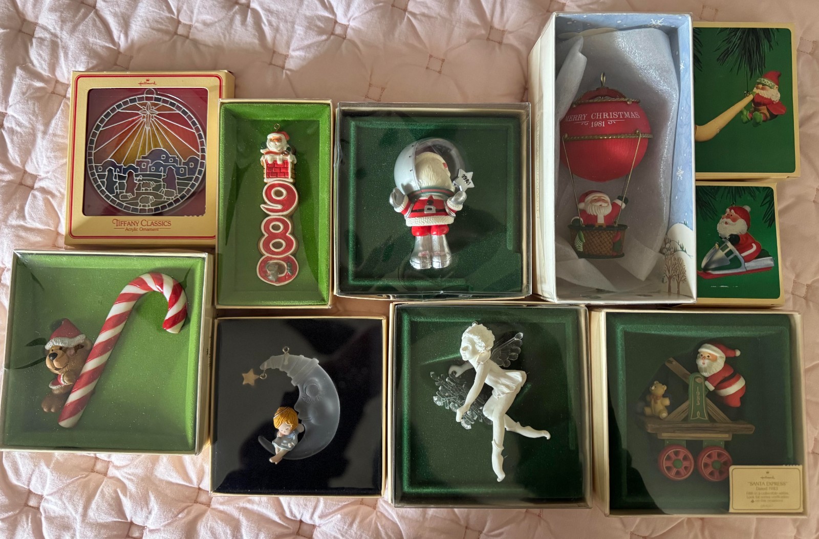 Lot of 10 VINTAGE Hallmark Christmas Ornaments from 1979, 1980, 1981, 1983, 1984 Lot of 10 VINTAGE Hallmark Christmas Ornaments from 1979, 1980, 1981, 1983, 1984