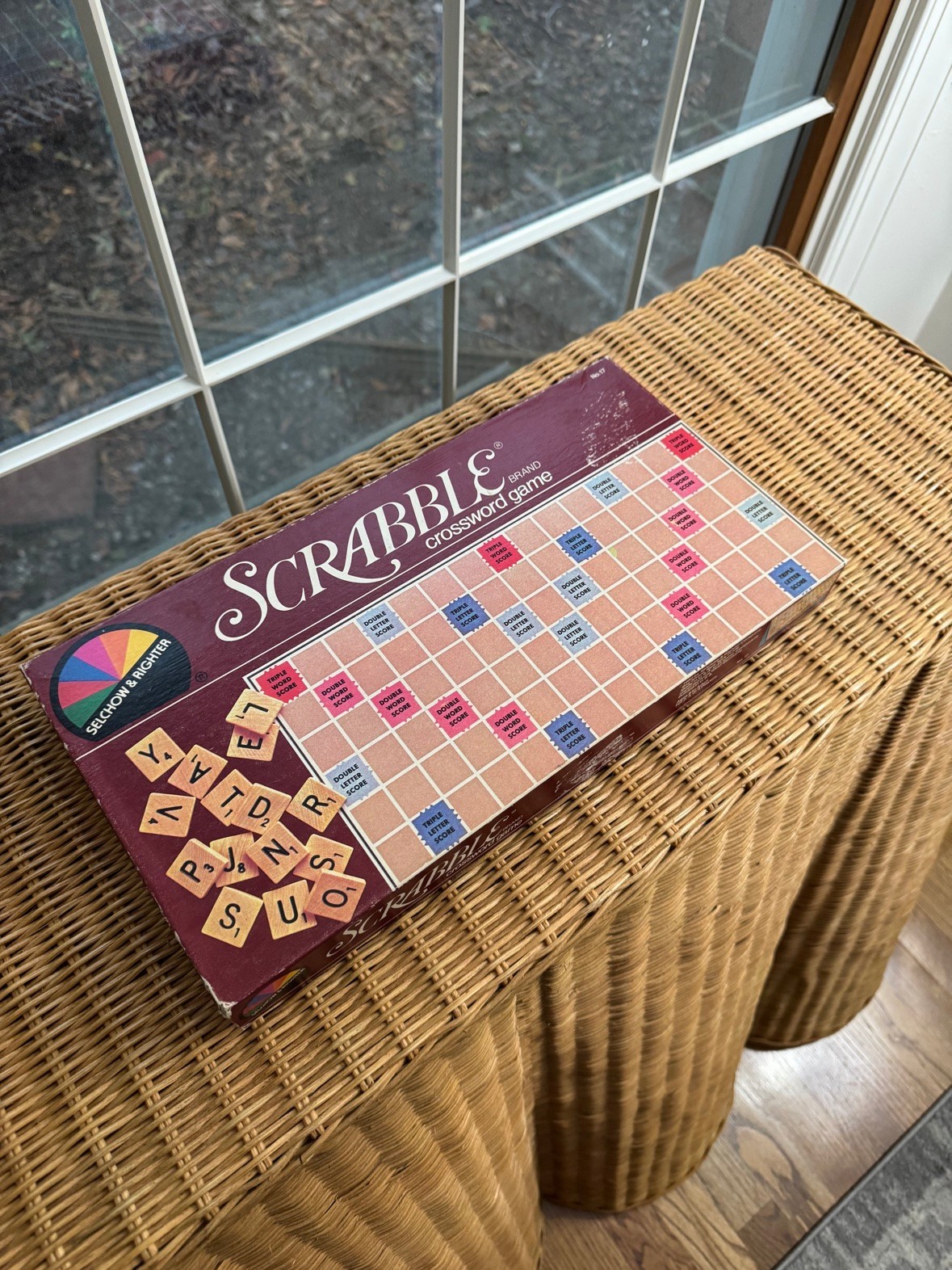 Vintage Scrabble Crossword Game No. 17 Complete with Dictionary