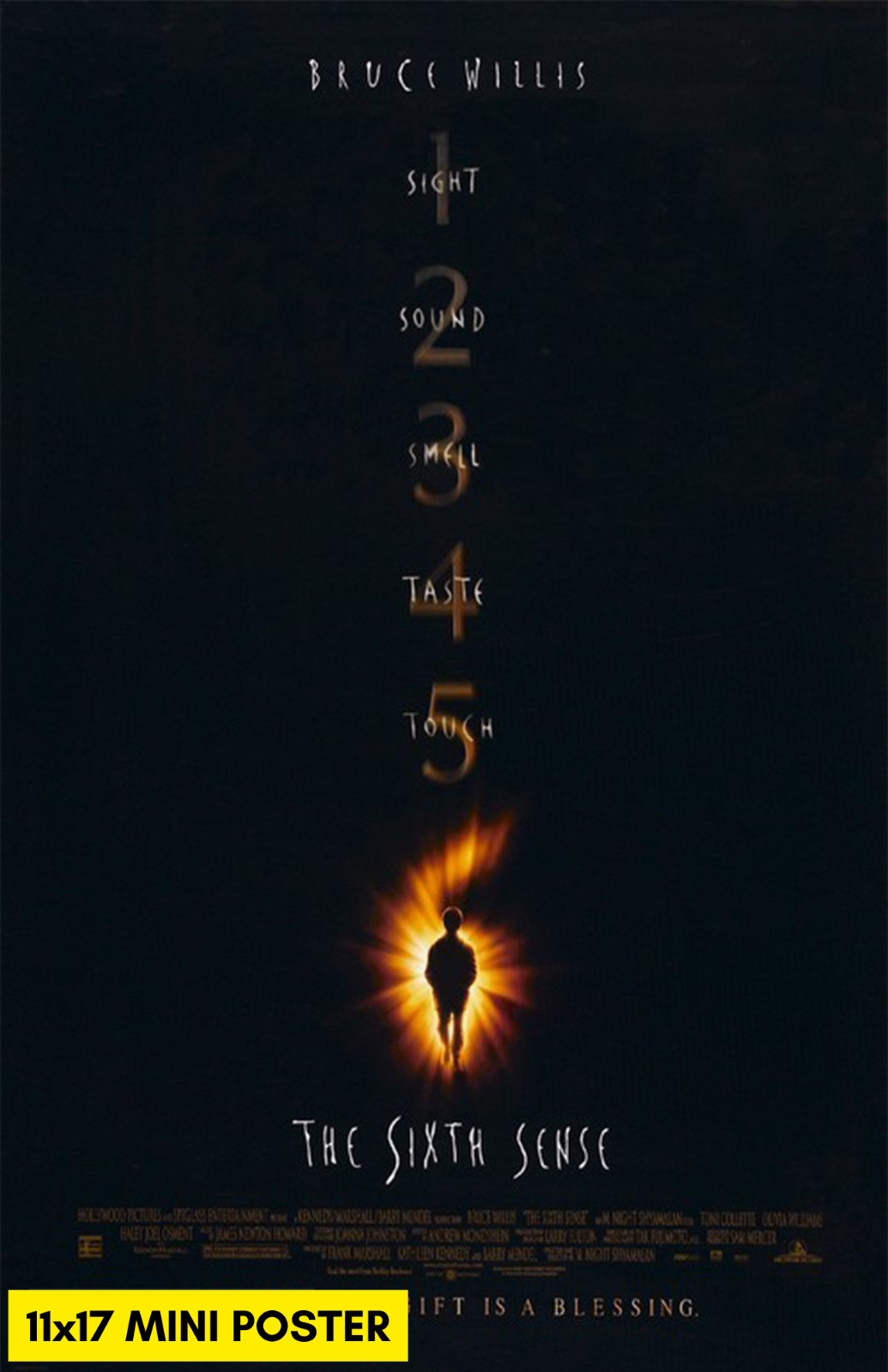 The Sixth Sense (1999) Movie Poster 11x17 M. Night Shyamalan Willis The Sixth Sense (1999) Movie Poster 11x17 M. Night Shyamalan Willis