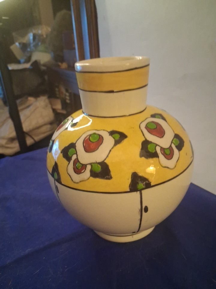 Boch Frères La Louvière Art Deco Vase K612 Charles Catteau Design, Belgium 1920s Boch Frères La Louvière Art Deco Vase K612 Charles Catteau Design, Belgium 1920s