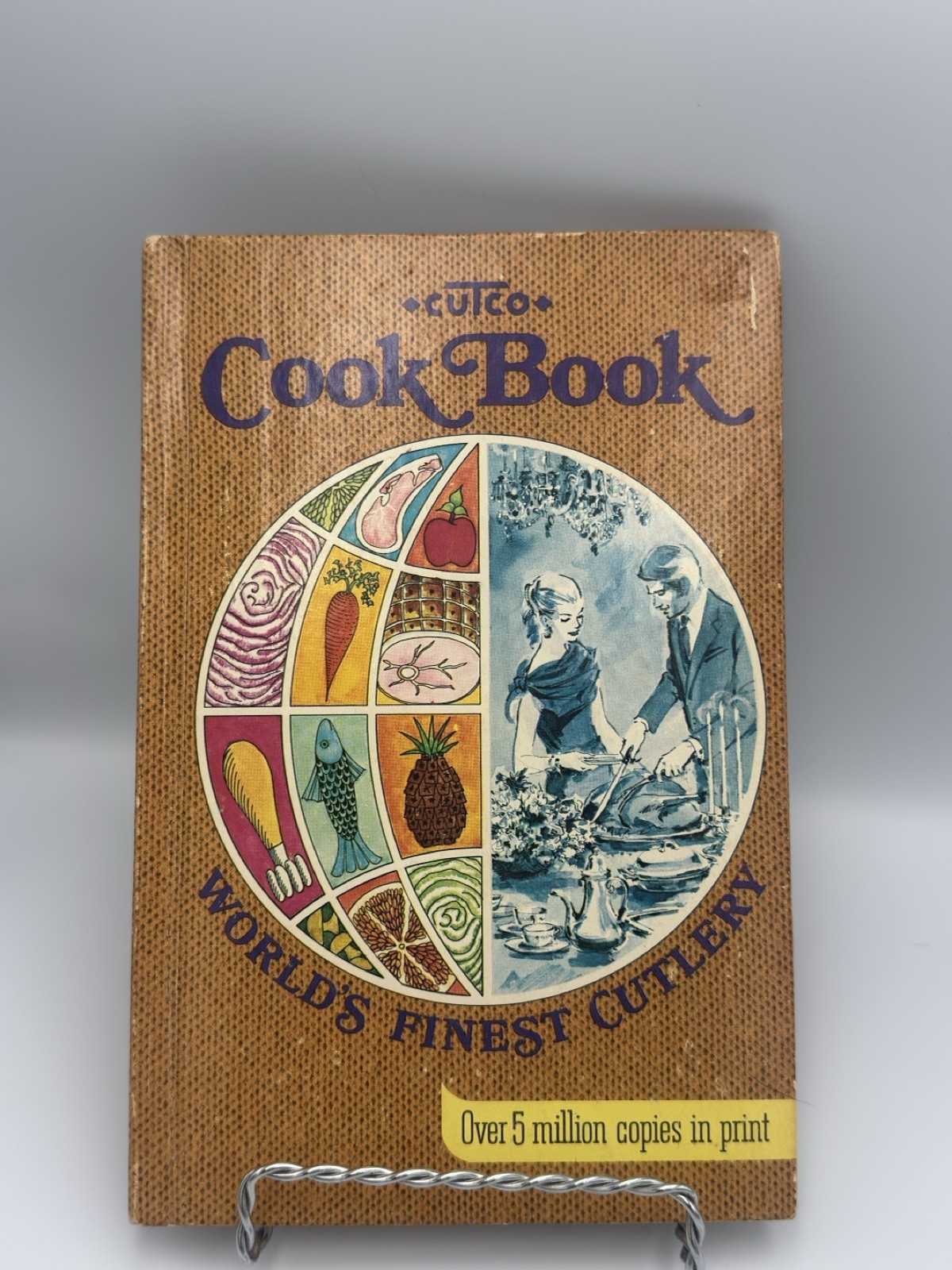 Vintage 1972 CUTCO Cook Book Worlds Finest Cutlery Hardcover Recipes 70s Home Ec