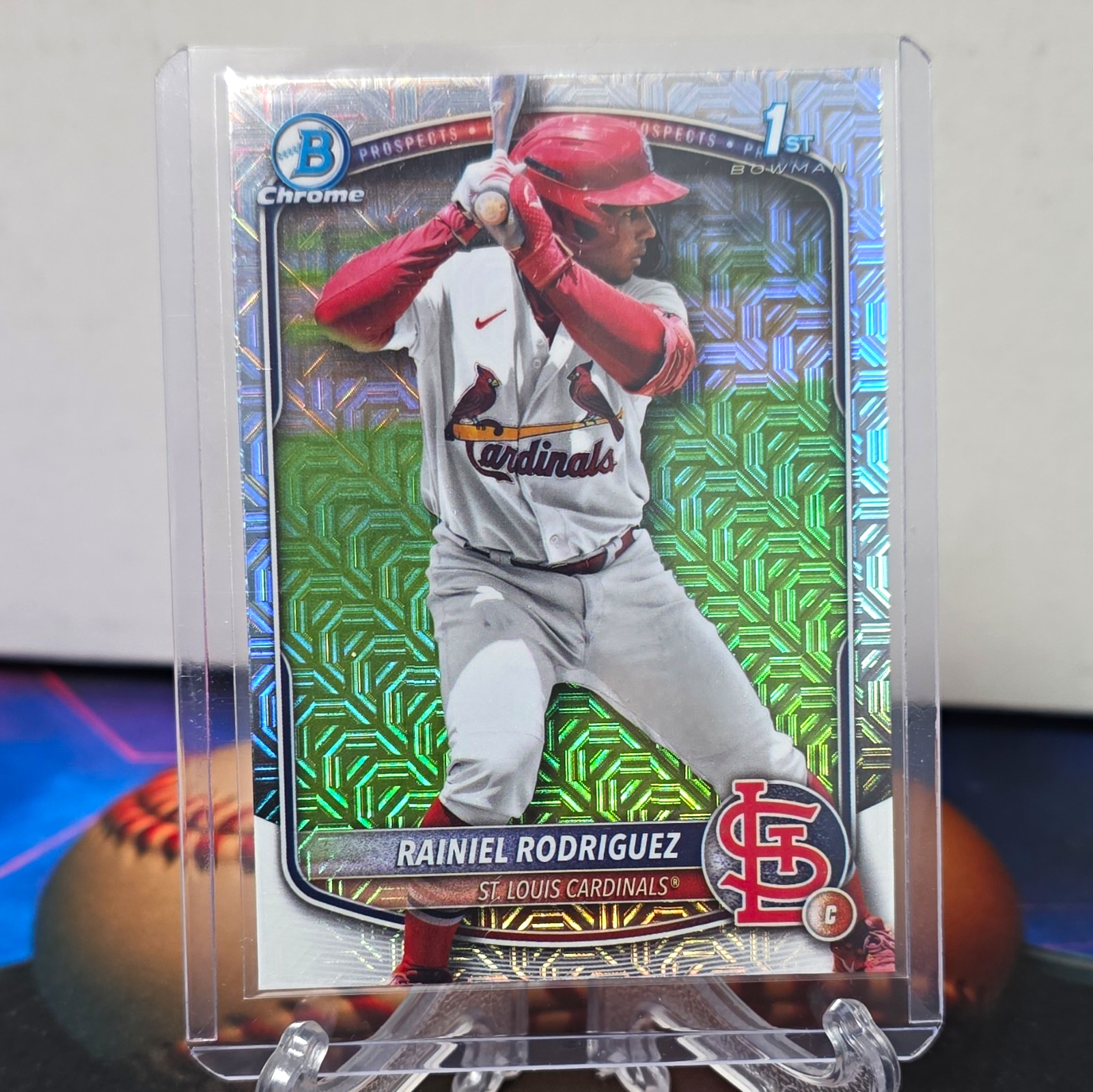 Topps 2025 Bowman Chrome 1st Bowman Rainiel Rodriguez Prospects BCP-200