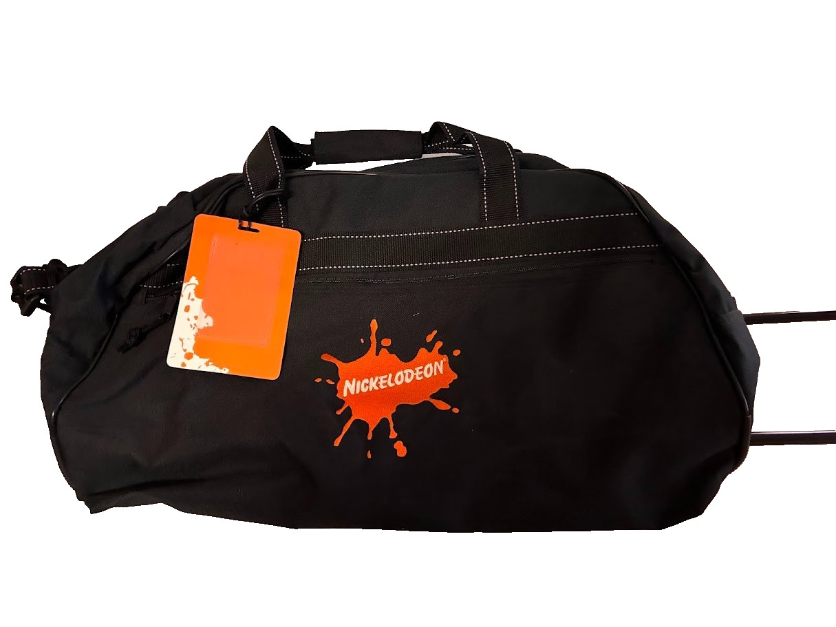 Vintage Nickelodeon Rolling Duffle Luggage/Bag BRAND NEW Very nice & well made
