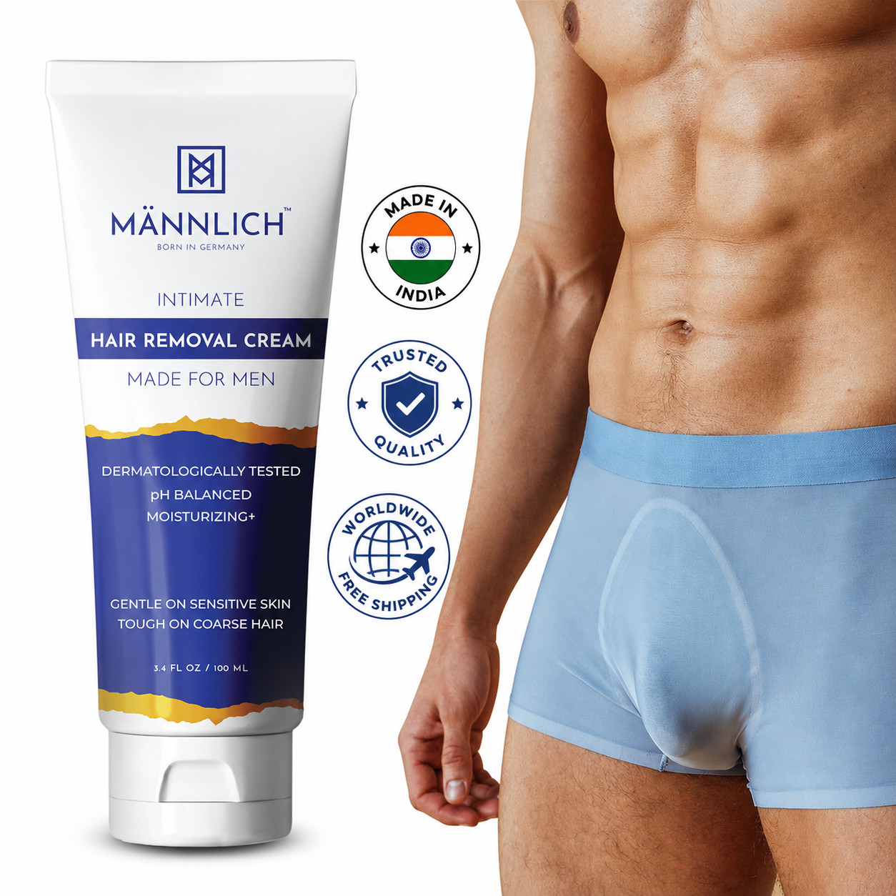 Pubic Hair Remover Fast Men 100ml