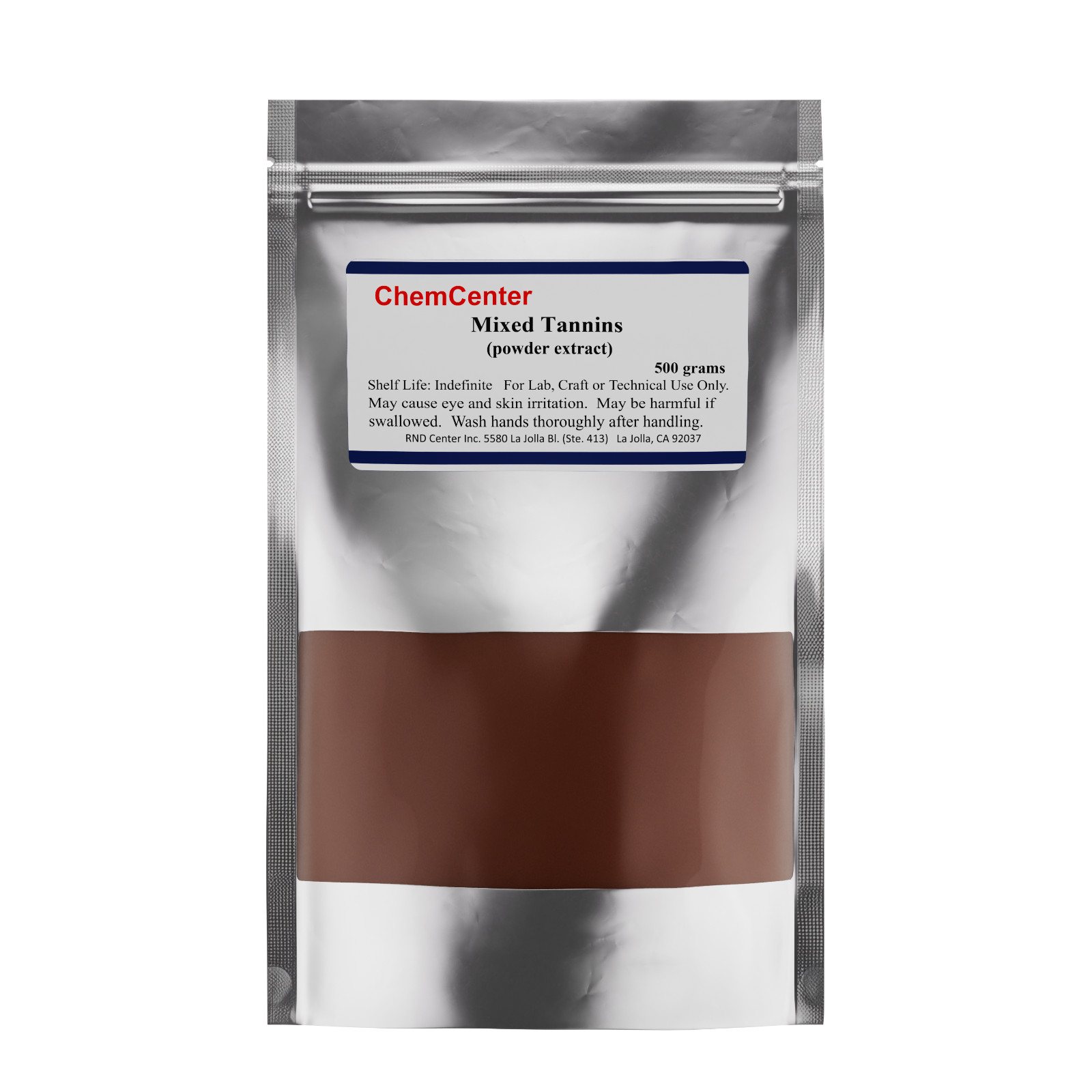 Mixed Tannins (Tanning, Leather, Wood, Rust Conversion, Tannic Acid), 500 grams Mixed Tannins (Tanning, Leather, Wood, Rust Conversion, Tannic Acid), 500 grams