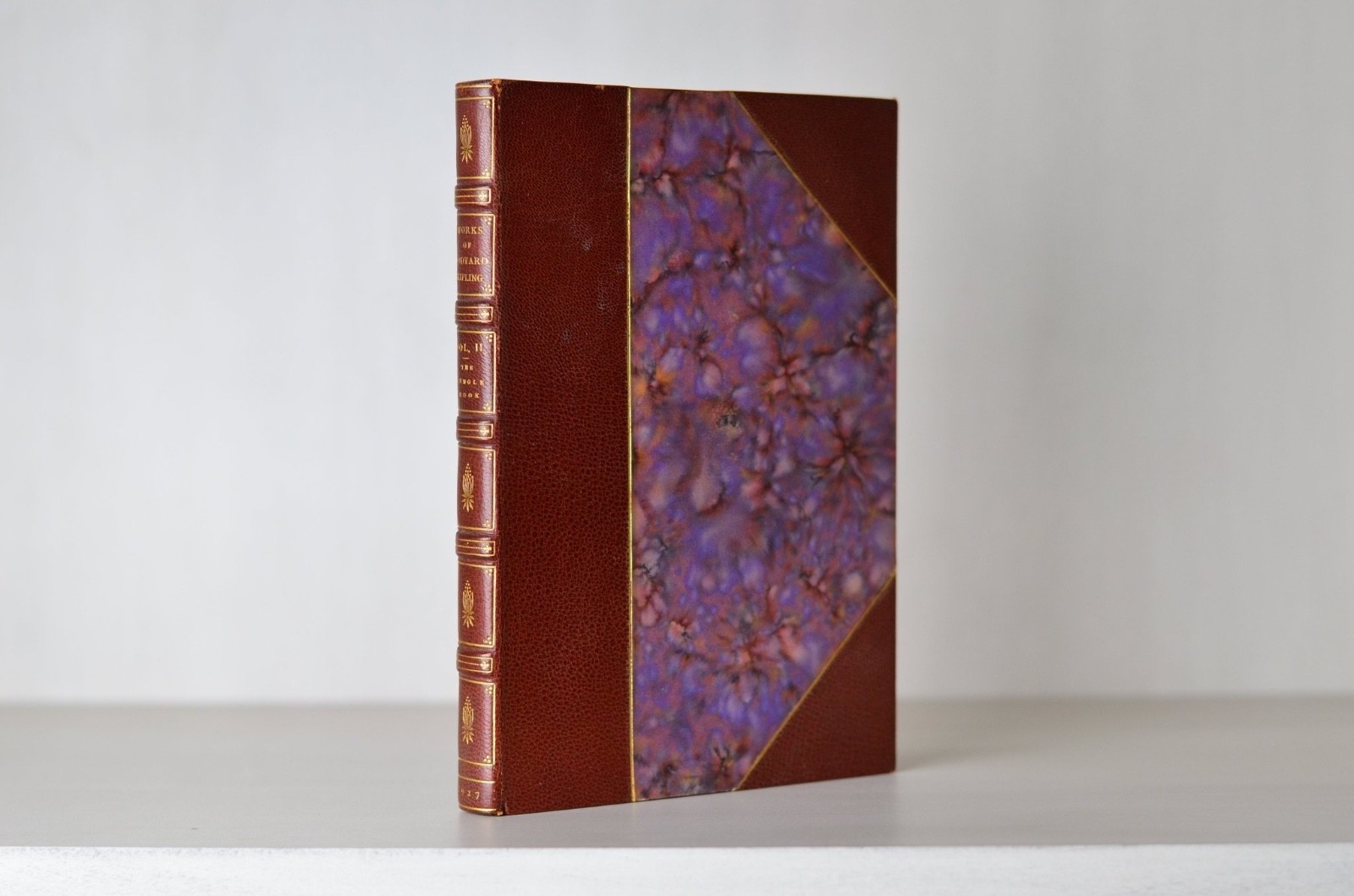 Antique Leather Bound The Jungle Book by Rudyard Kipling 1927