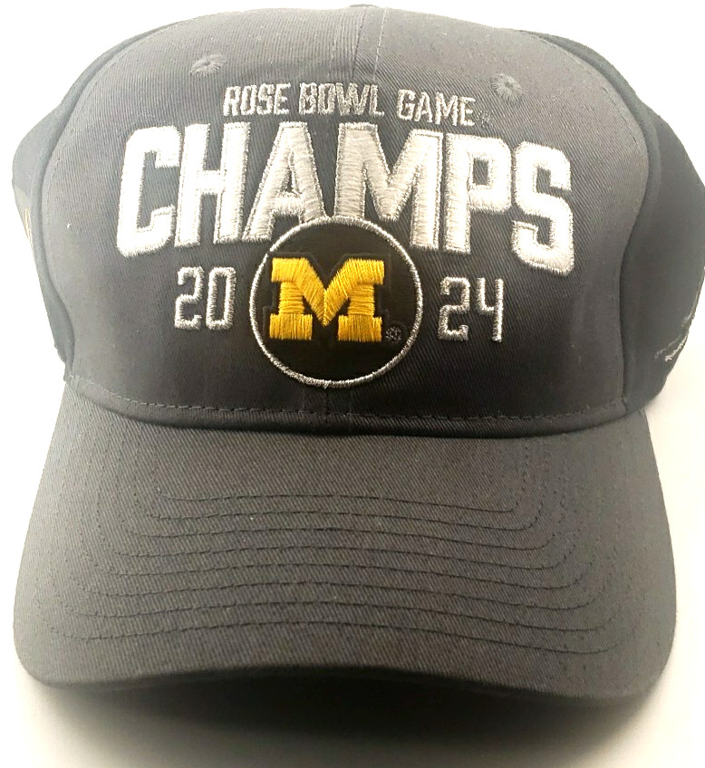 UofM Michigan 2024 Rose Bowl Championship Official Locker Room Hat Jordan