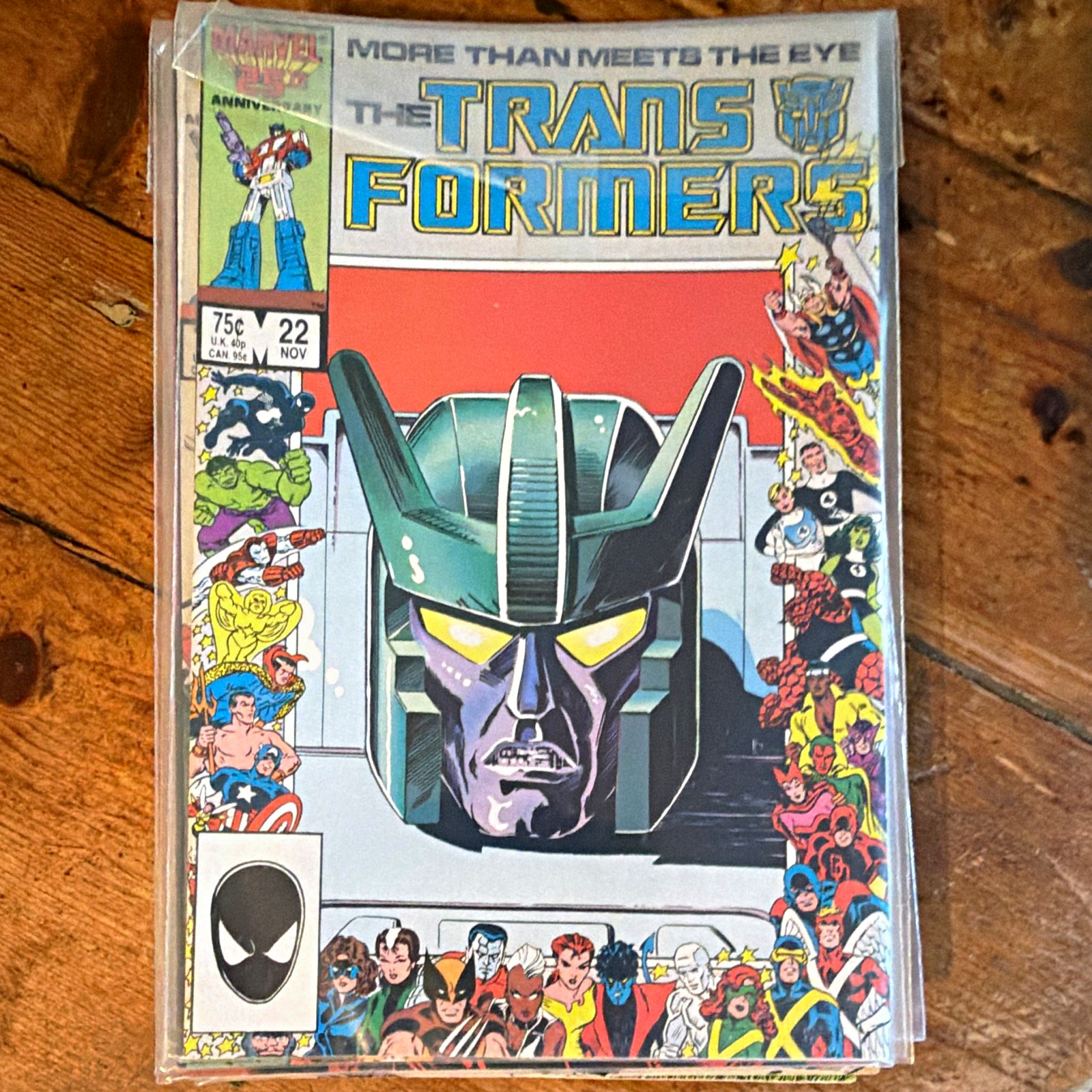 Marvel The Transformers #22 (1986) Bob Budiansky Direct Edition
