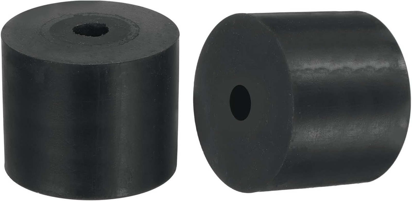 2Pcs Thick Rubber Spacer, 2-3/8 Inch OD x 1/2 Inch ID x 2 Inch Thickness Round R