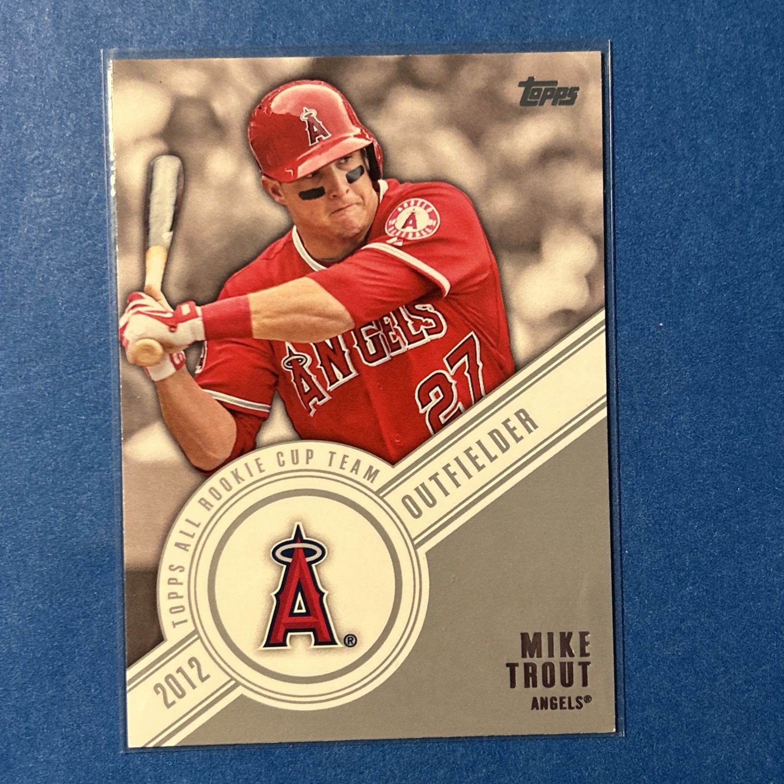 Mike Trout 2014 Topps All Rookie Cup Team #RCT-7 Los Angeles Angels Mike Trout 2014 Topps All Rookie Cup Team #RCT-7 Los Angeles Angels