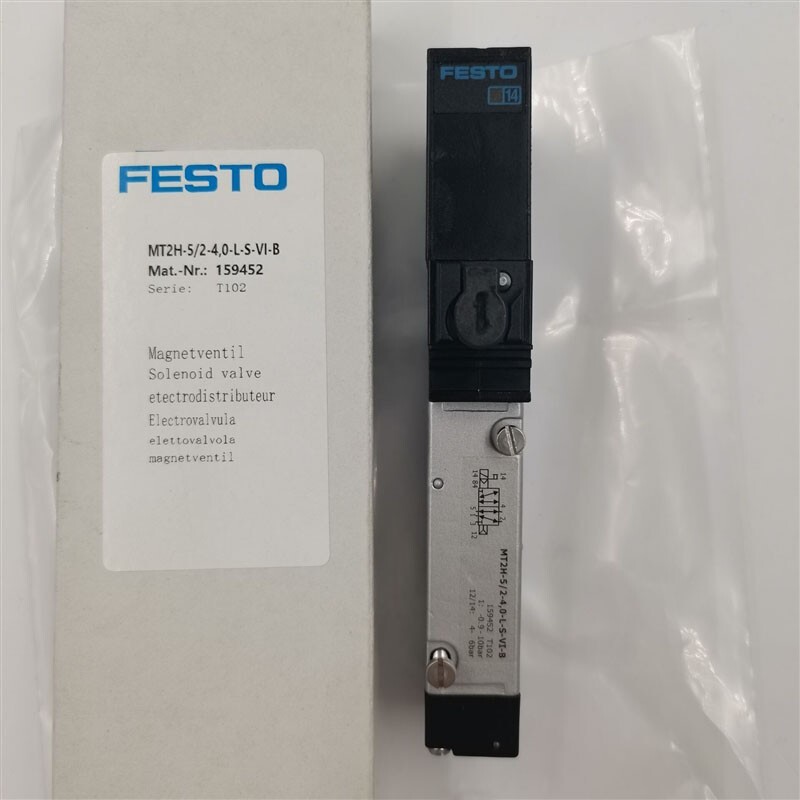 1PC New FESTO MT2H-5/2-4,0-L-S-VI-B Solenoid Valve 159452 #F 1PC New FESTO MT2H-5/2-4,0-L-S-VI-B Solenoid Valve 159452 #F