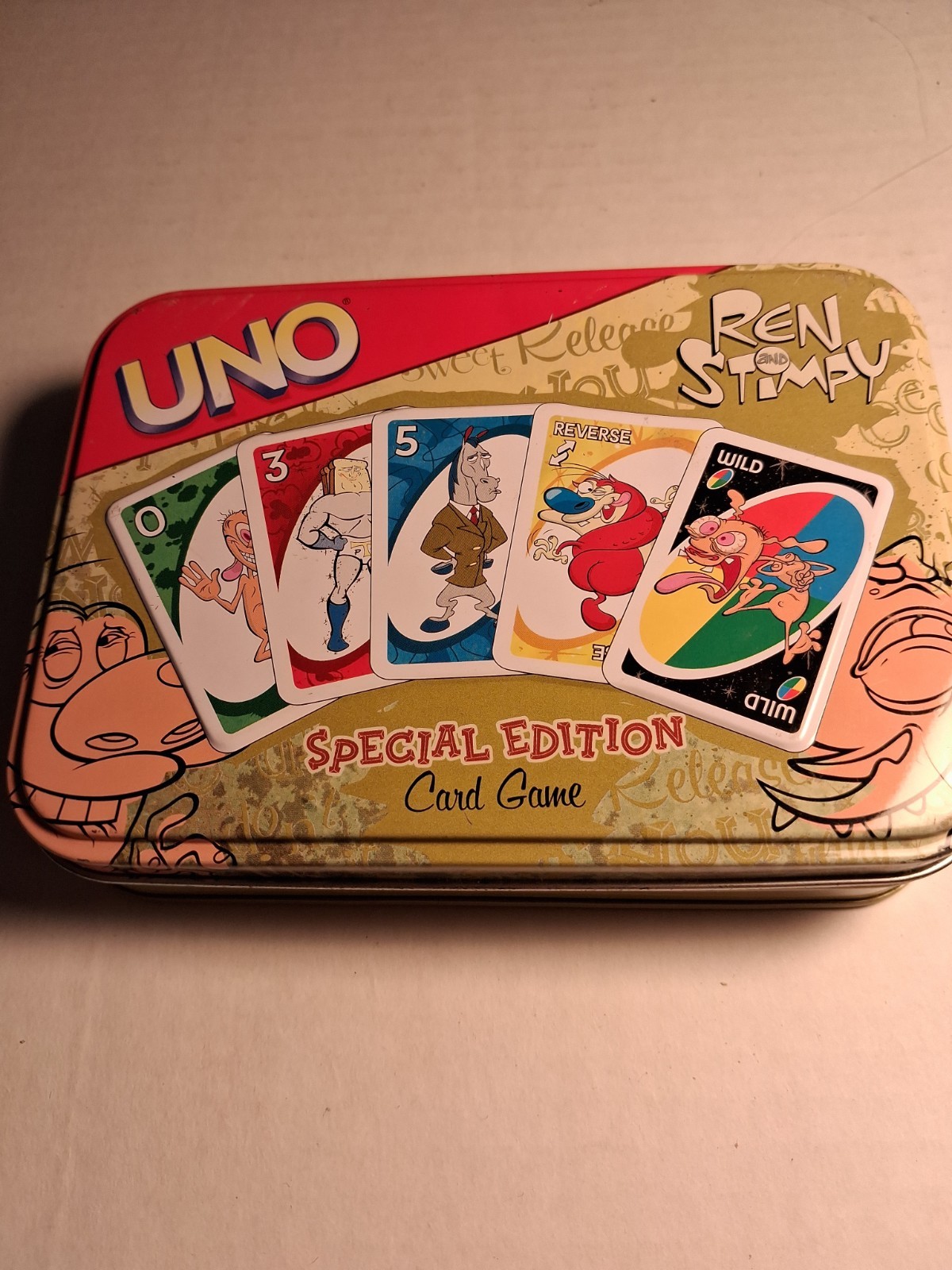 Rare Special Edition 2004 Ren And Stimpy Uno Card Game Rare Special Edition 2004 Ren And Stimpy Uno Card Game
