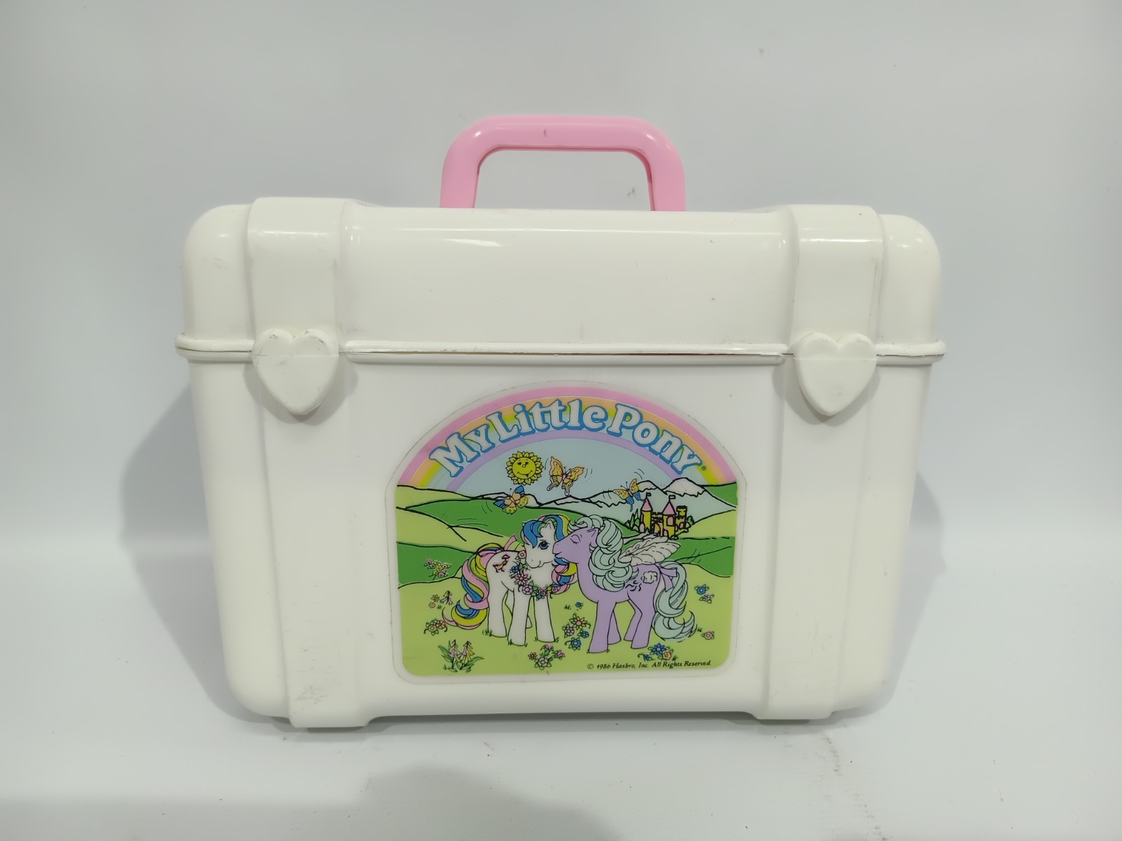 Vintage 1986 My Little Pony G1 Vanity Beauty Case Hasbro Argentina Complete Set