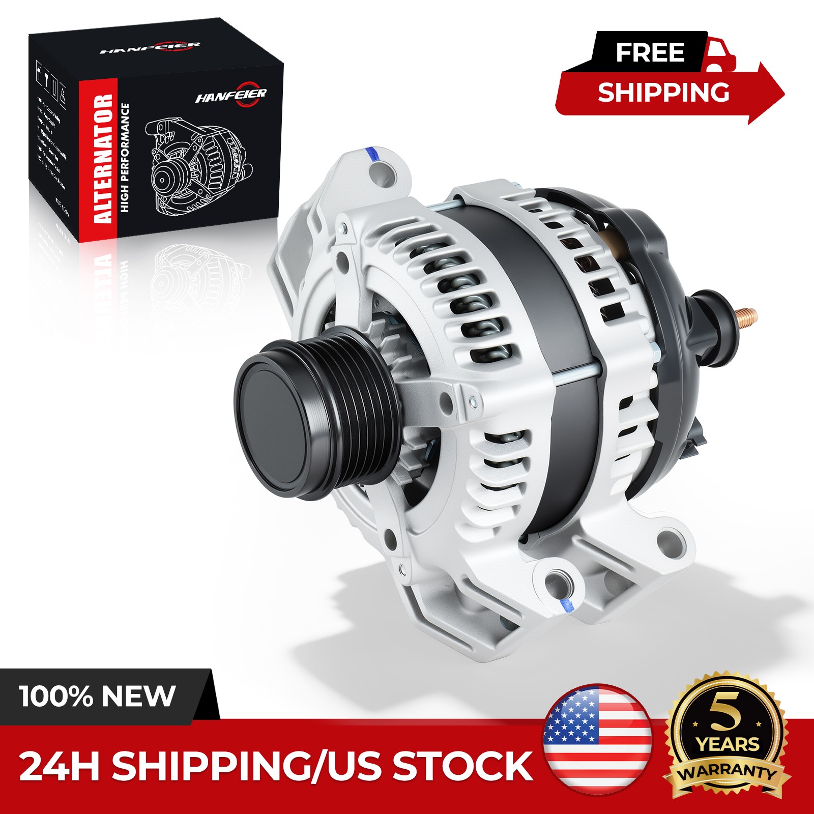 Alternator Fits Chrysler 300 Dodge Challenger Charger Durango Jeep 2012-2014 3.6
