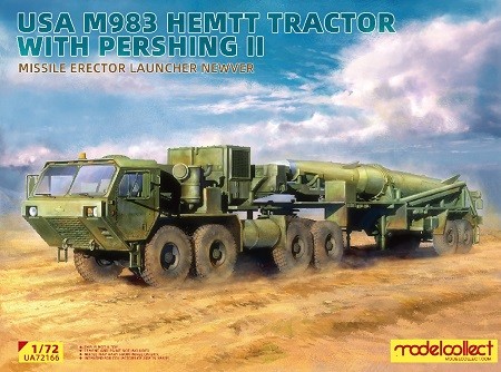 U.S. M983 Hemtt Tractor w/erector 1:72