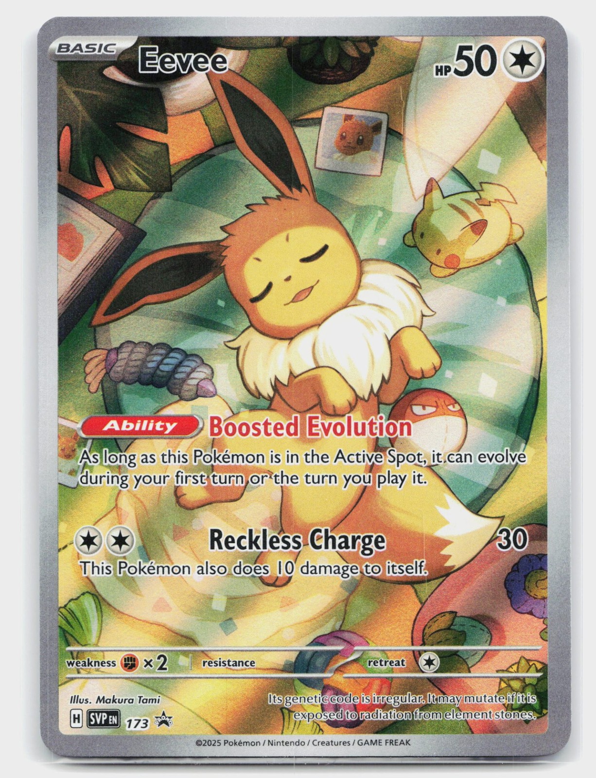 Eevee Holofoil SV: Scarlet & Violet Promo Cards 173 Pokemon Near Mint Eevee Holofoil SV: Scarlet & Violet Promo Cards 173 Pokemon Near Mint