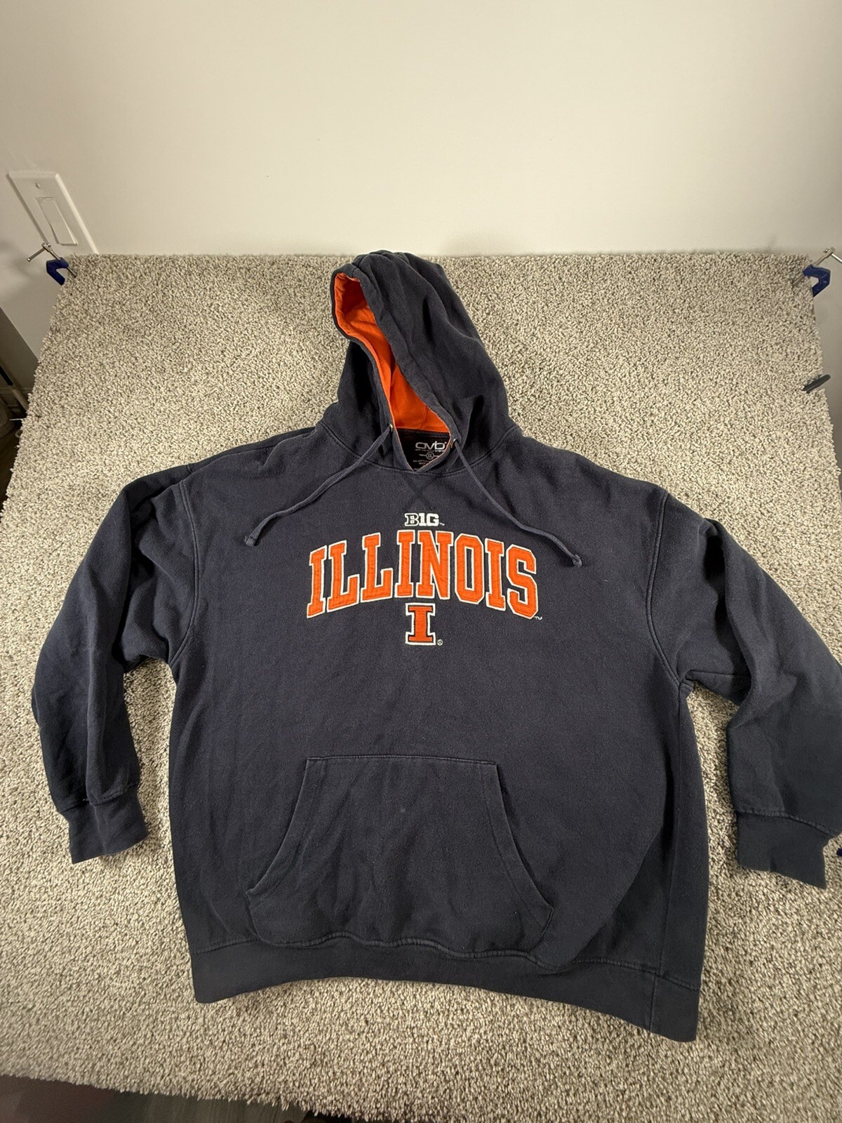 Illinois Fighting Illini Hoodie Vintage Y2K Embroidered Streetwear Illinois Fighting Illini Hoodie Vintage Y2K Embroidered Streetwear