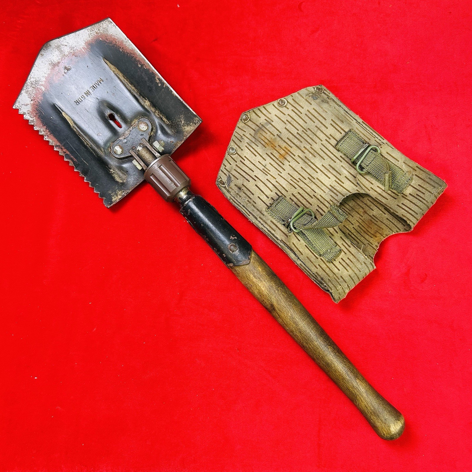 East German 1980’s NVA Folding Spade with 