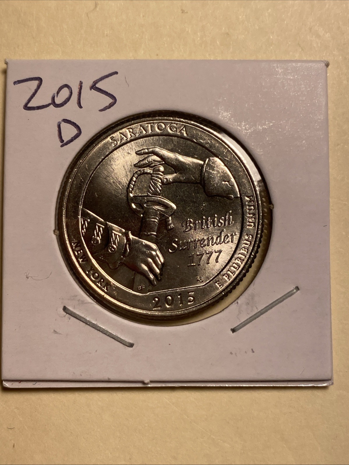 2015-D Saratoga Quarter BU 