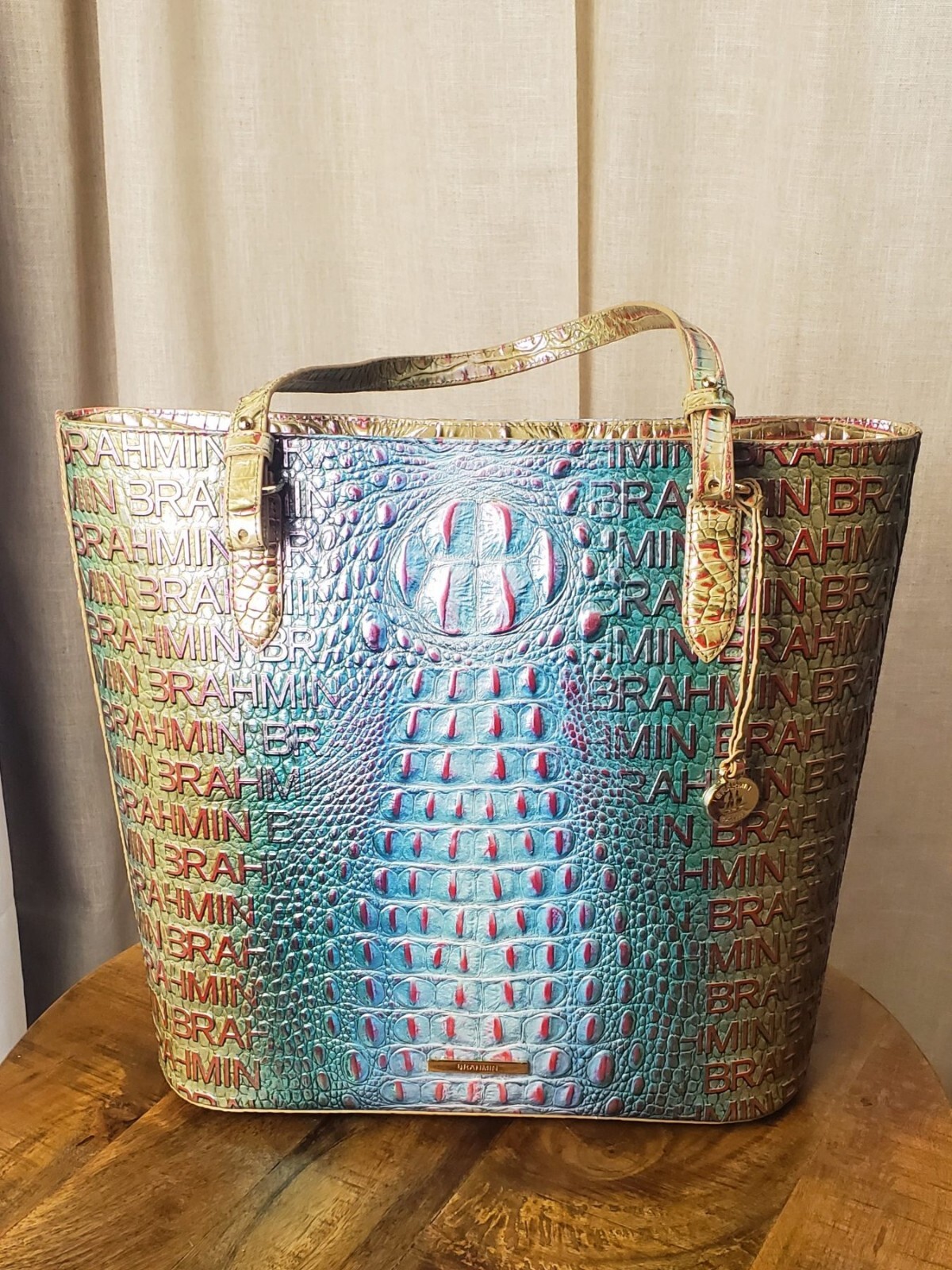 NWT Brahmin Ezra Multi Adama Genuine Leather Bag $435