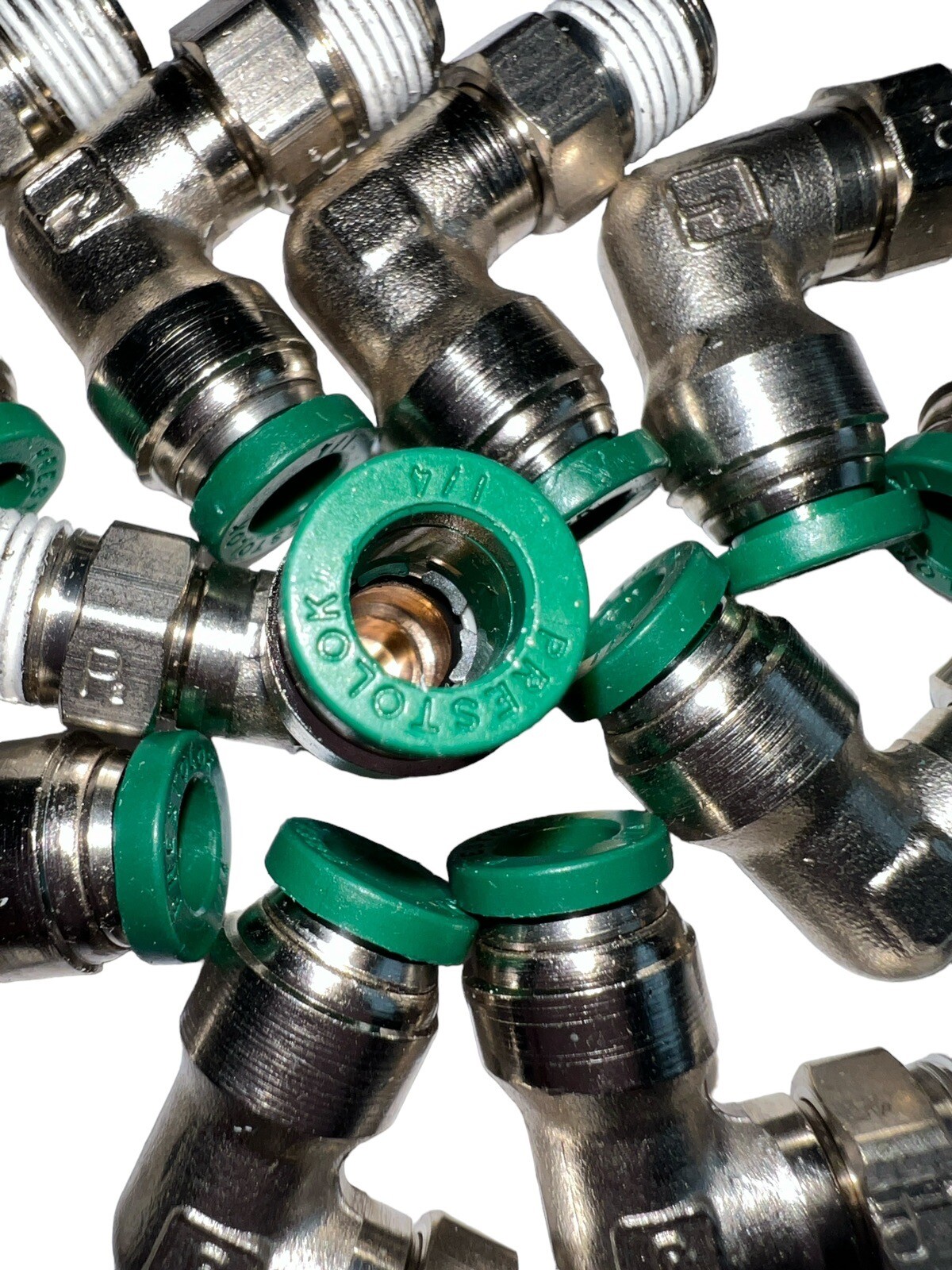 NEW Lot of TEN (10) PARKER PRESTOLOK Male Elbow 90 Deg 1/4\