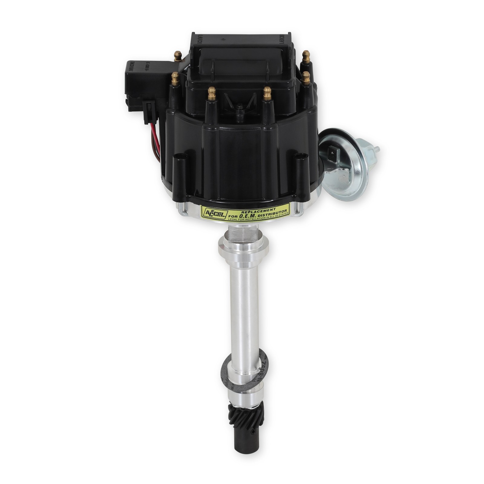 ACCEL 59107CK Ready to Run HEI Black Cap Distributor-W/Coil ACCEL 59107CK Ready to Run HEI Black Cap Distributor-W/Coil