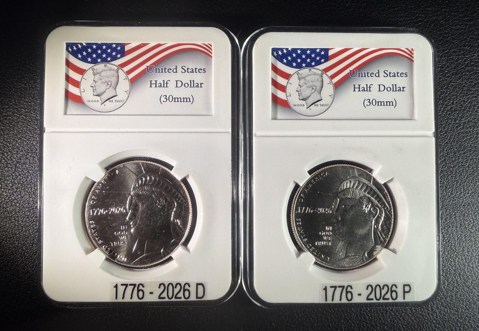 1776-2026 P&D Semiquincentennial/250th Anniversary Enduring Liberty Halfs 