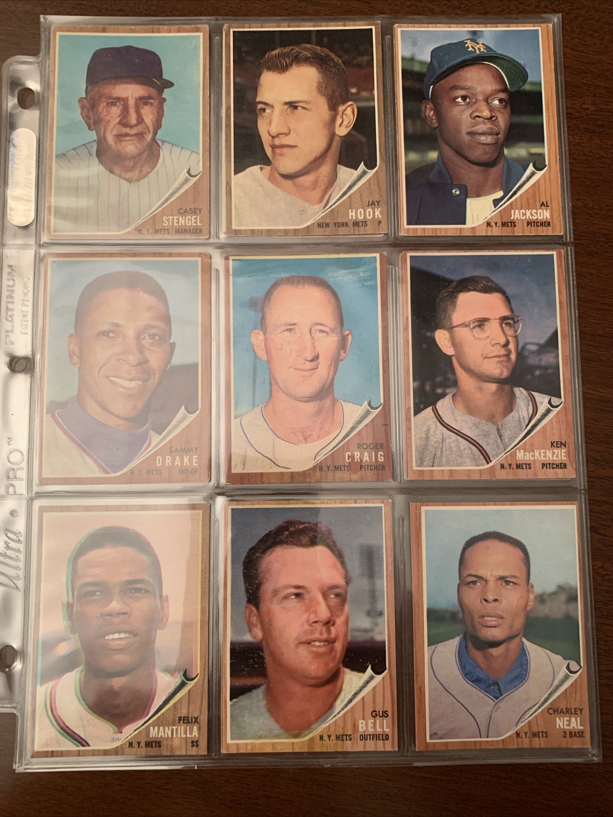 1962 Topps MLB Baseball New York METS Lot(17)CARDS/Stengle/R Craig/Gus Bell/POOR