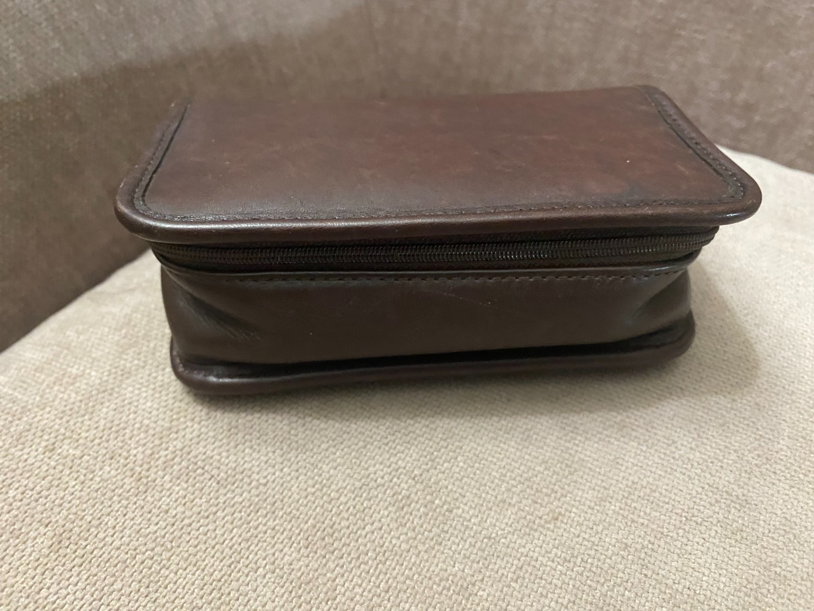 Vintage Coach Brown Chubby Case #6925 with Hang Tag