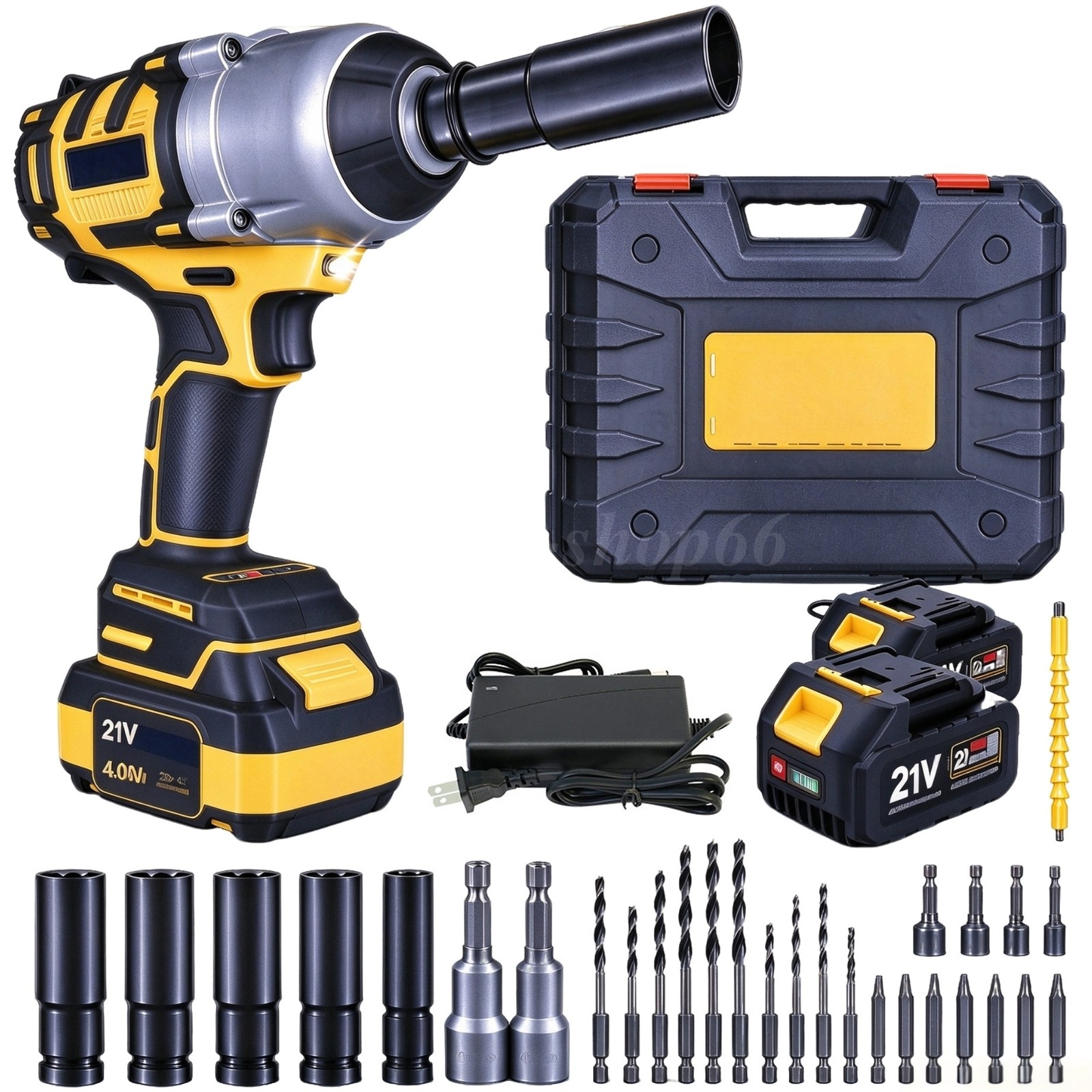 1000N.m Electric Impact Wrench High Torque 1/2\