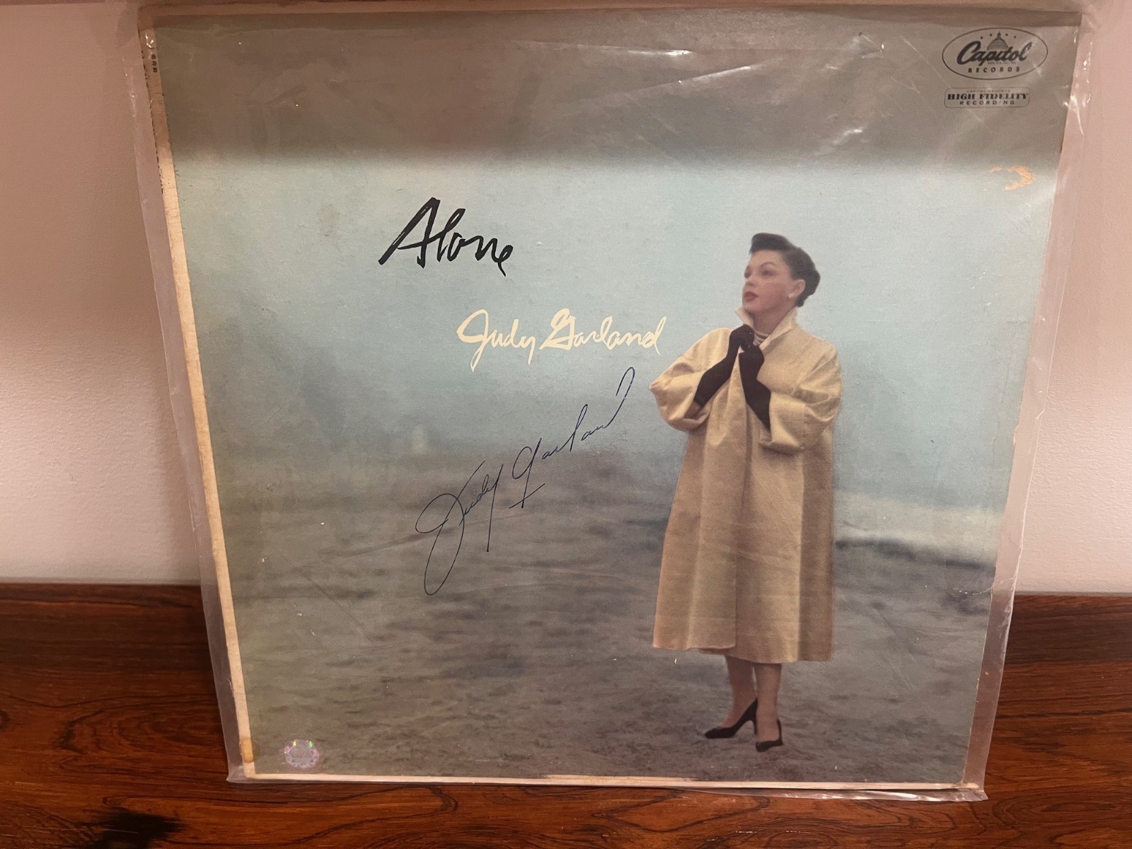 Judy Garland Signed Alone Album Autograph Wizard of Oz Legend Rare Collectible