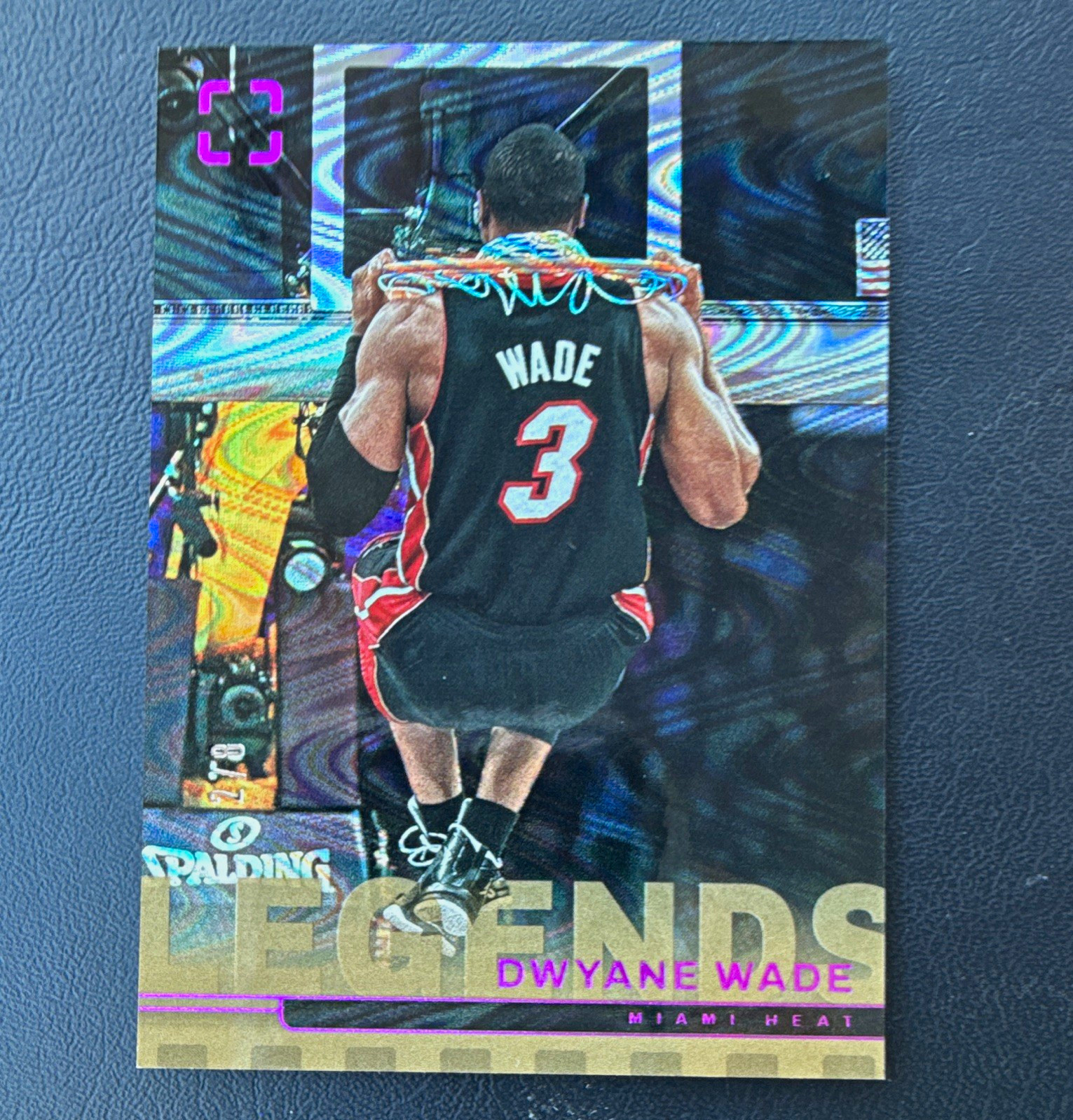 Panini Photogenic 2024-25 Dwyane Wade Heat Legends Swirl /8 #214 Panini Photogenic 2024-25 Dwyane Wade Heat Legends Swirl /8 #214