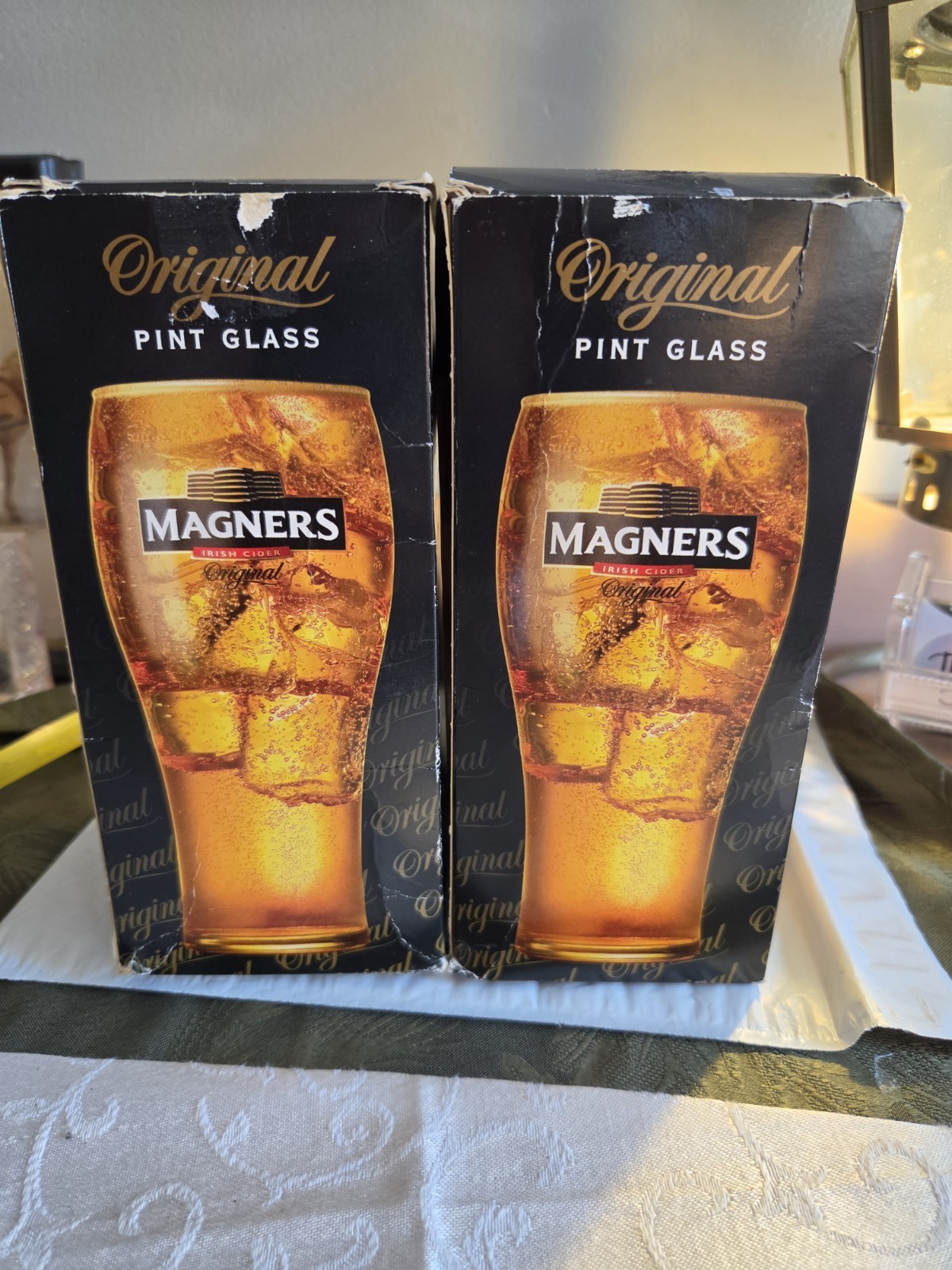   Pint Glasses Magners Original Irish Cider  (16 oz) – Brand New In... Set Of 2