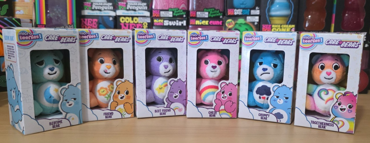 NEW - Micro Teenies CARE BEARS Buyers choice (Approx 3 In. Tall) variety of NEW - Micro Teenies CARE BEARS Buyers choice (Approx 3 In. Tall) variety of