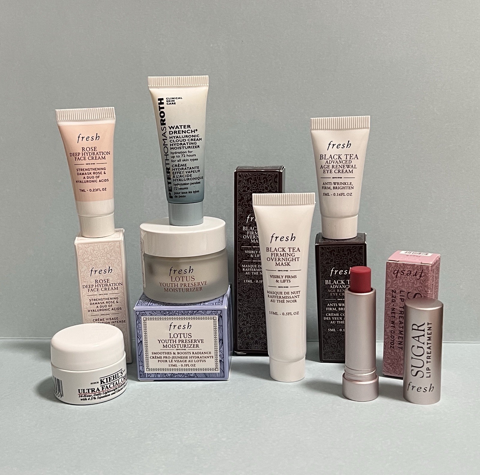 Fresh & Kiehl\'s skincare Travel Set and Samples Fresh & Kiehl\'s skincare Travel Set and Samples