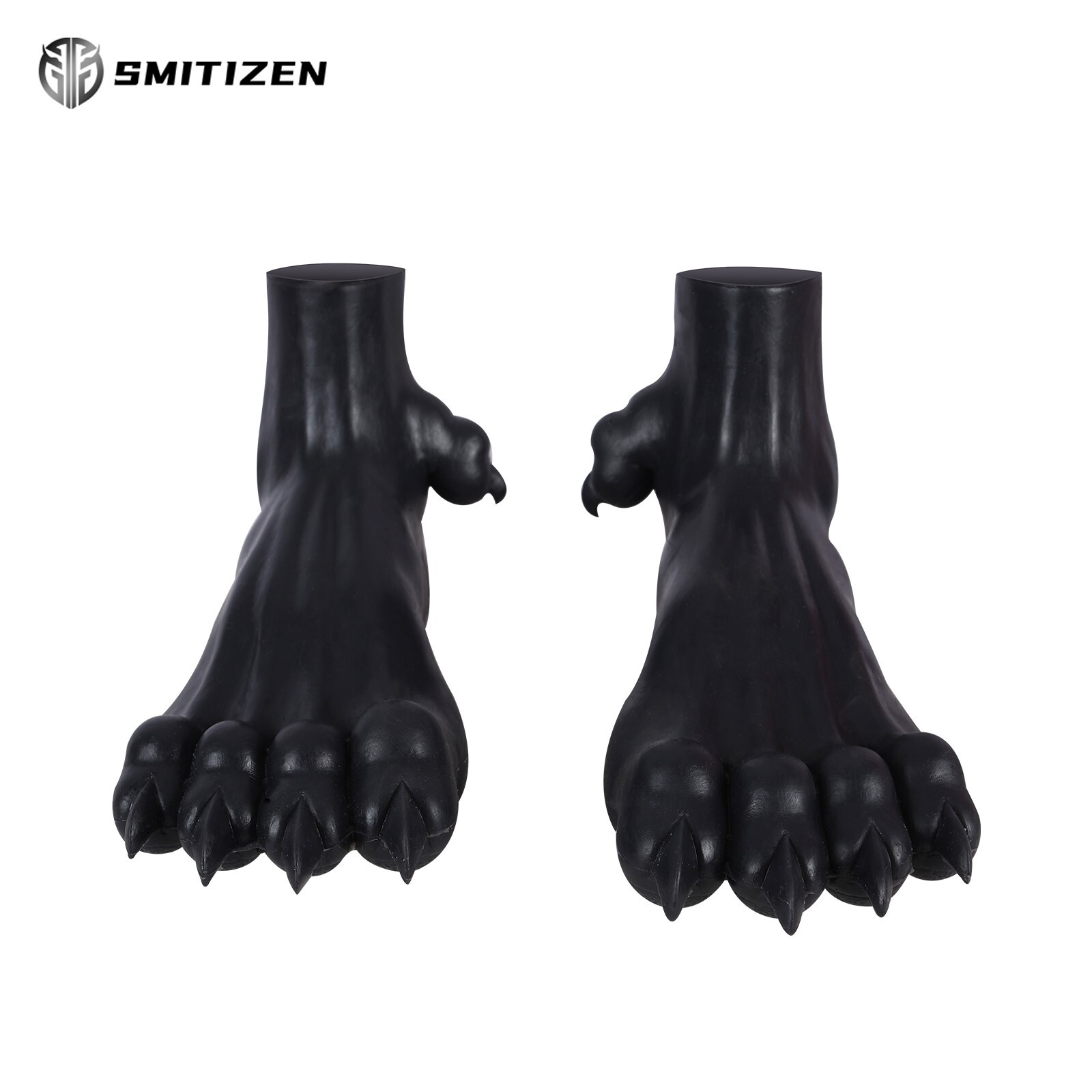 Smitizen Silicone Black Beast Paw Monster Feet Realistic Skin Paw for Cosplay Smitizen Silicone Black Beast Paw Monster Feet Realistic Skin Paw for Cosplay