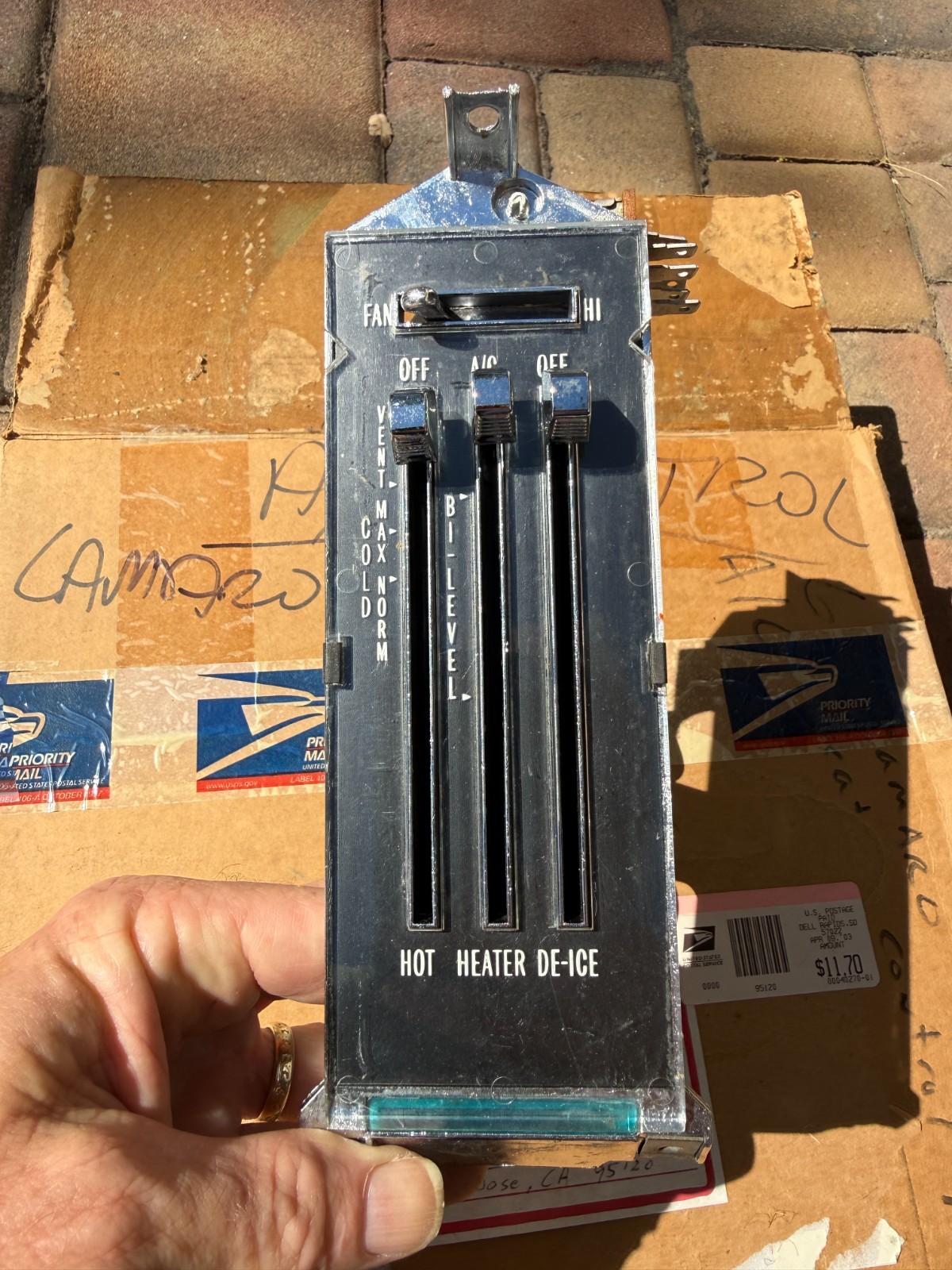 NOS GM 1969 Camaro HVAC Control, Heat, A/C, Defroster, original OEM.